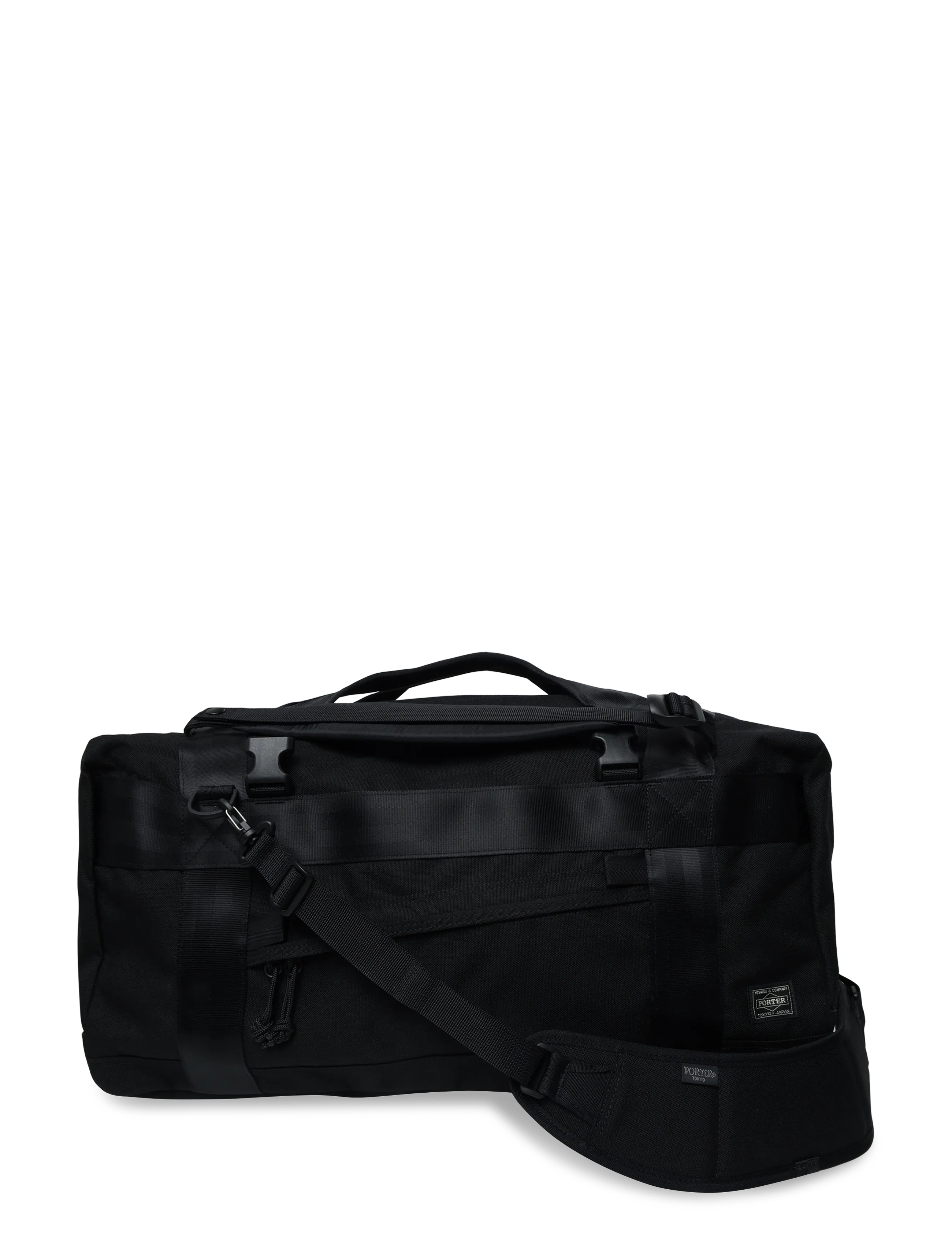 Porter Yoshida Booth Pack 3 Way Duffle Bag, One Size, Weekend Bags, Schwarz - Duffel Männerswear