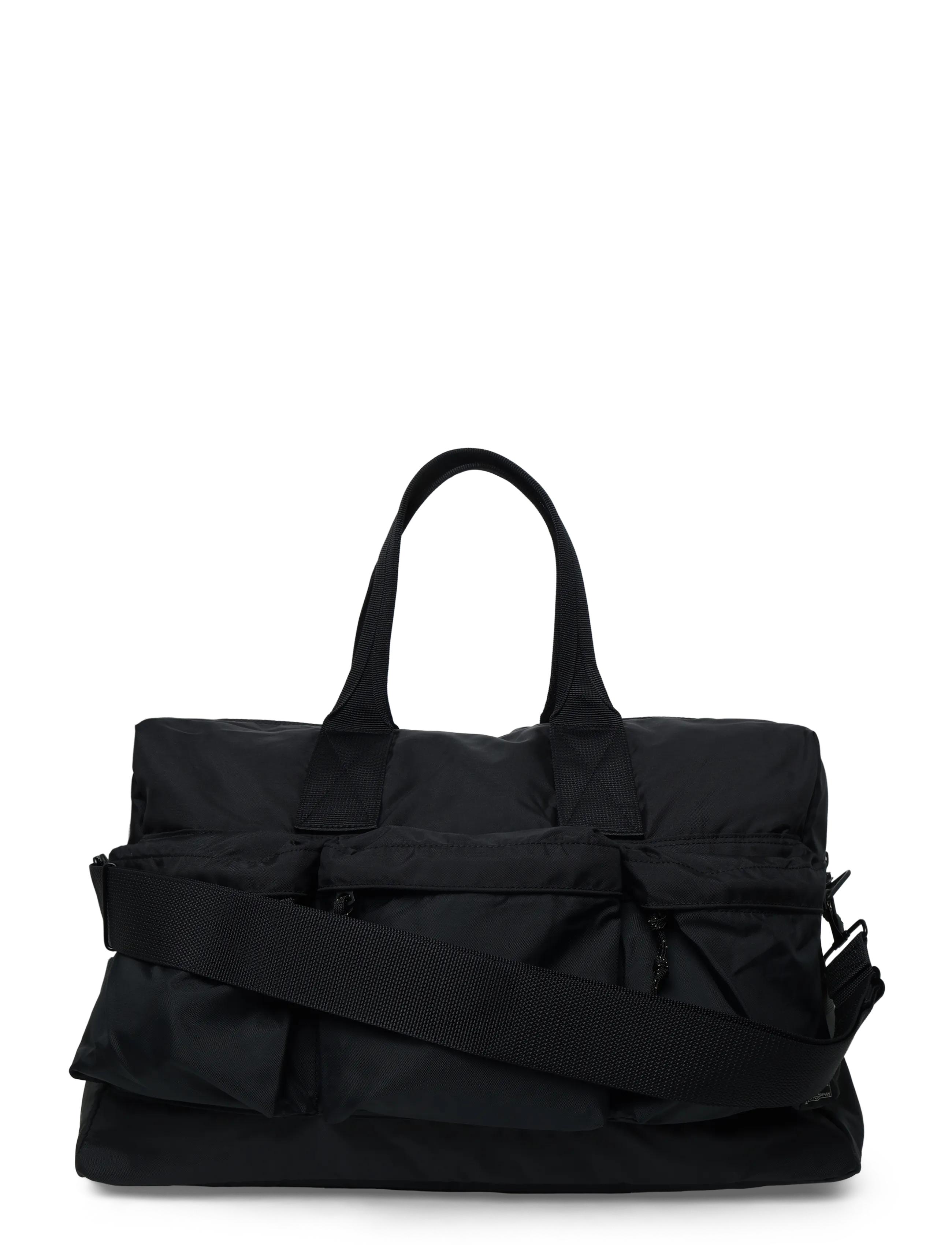 Porter Yoshida Force 2 Way Duffle Bag, One Size, Black, Weekend Bags > Overnight Bags, Herre