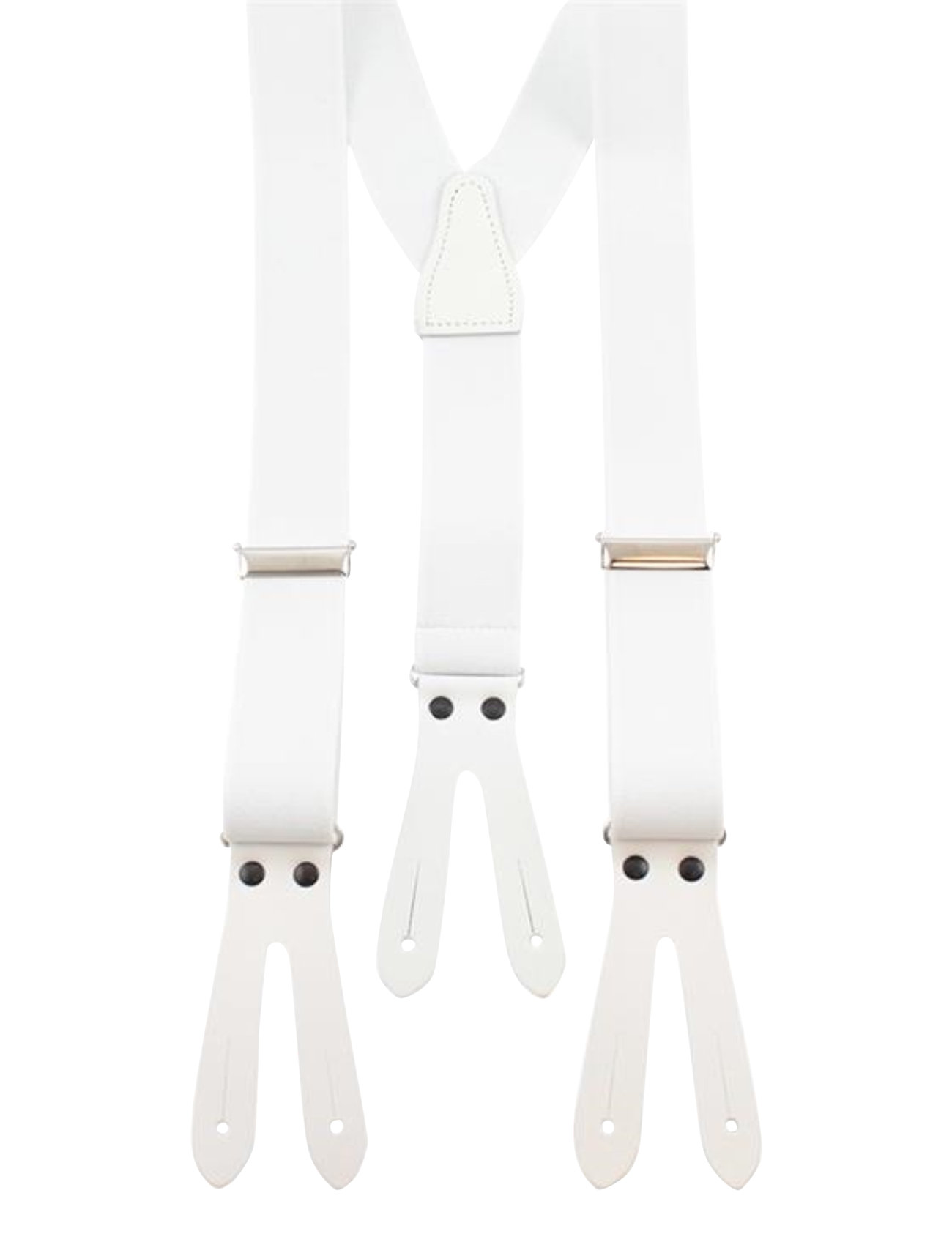 Portia 1924 Solid Suspenders Leather Ends - - ONE SIZE 1