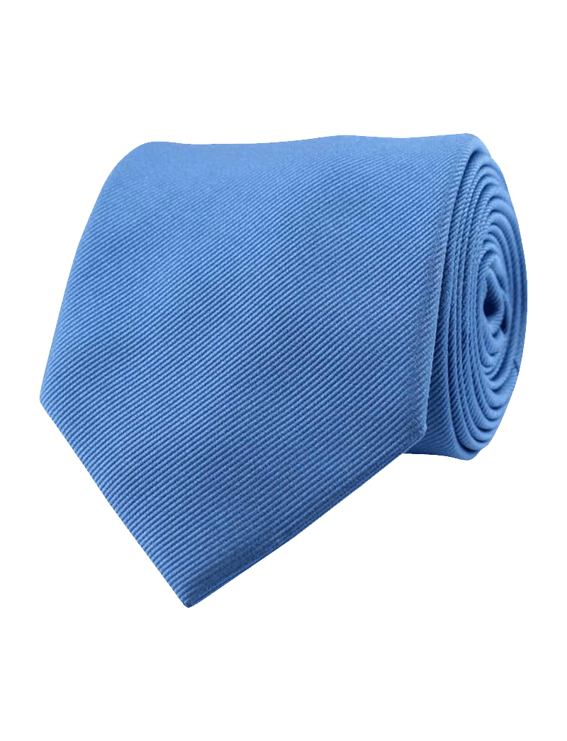 Portia 1924 - Solid Silk Tie - solmiot - blue - 0
