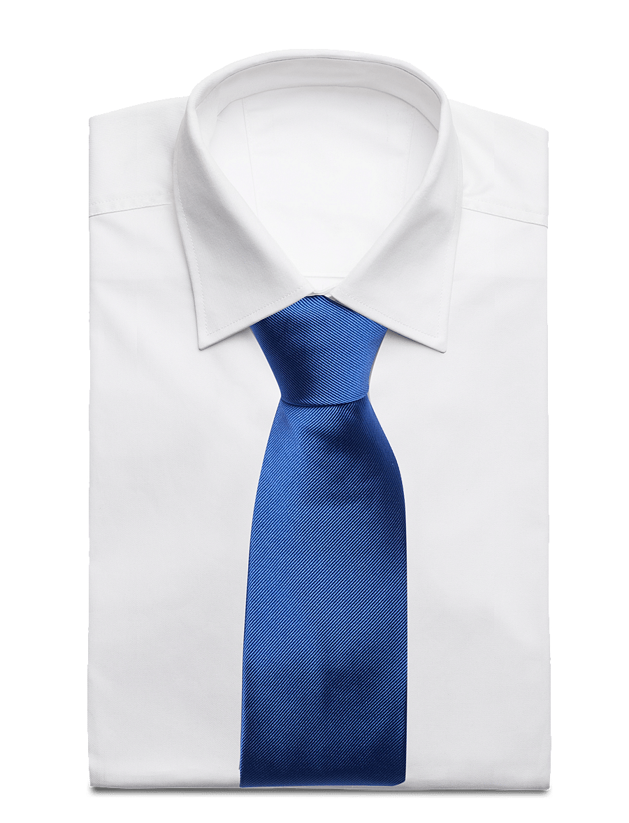 Portia 1924 - Solid Silk Tie - lipsud - blue - 1