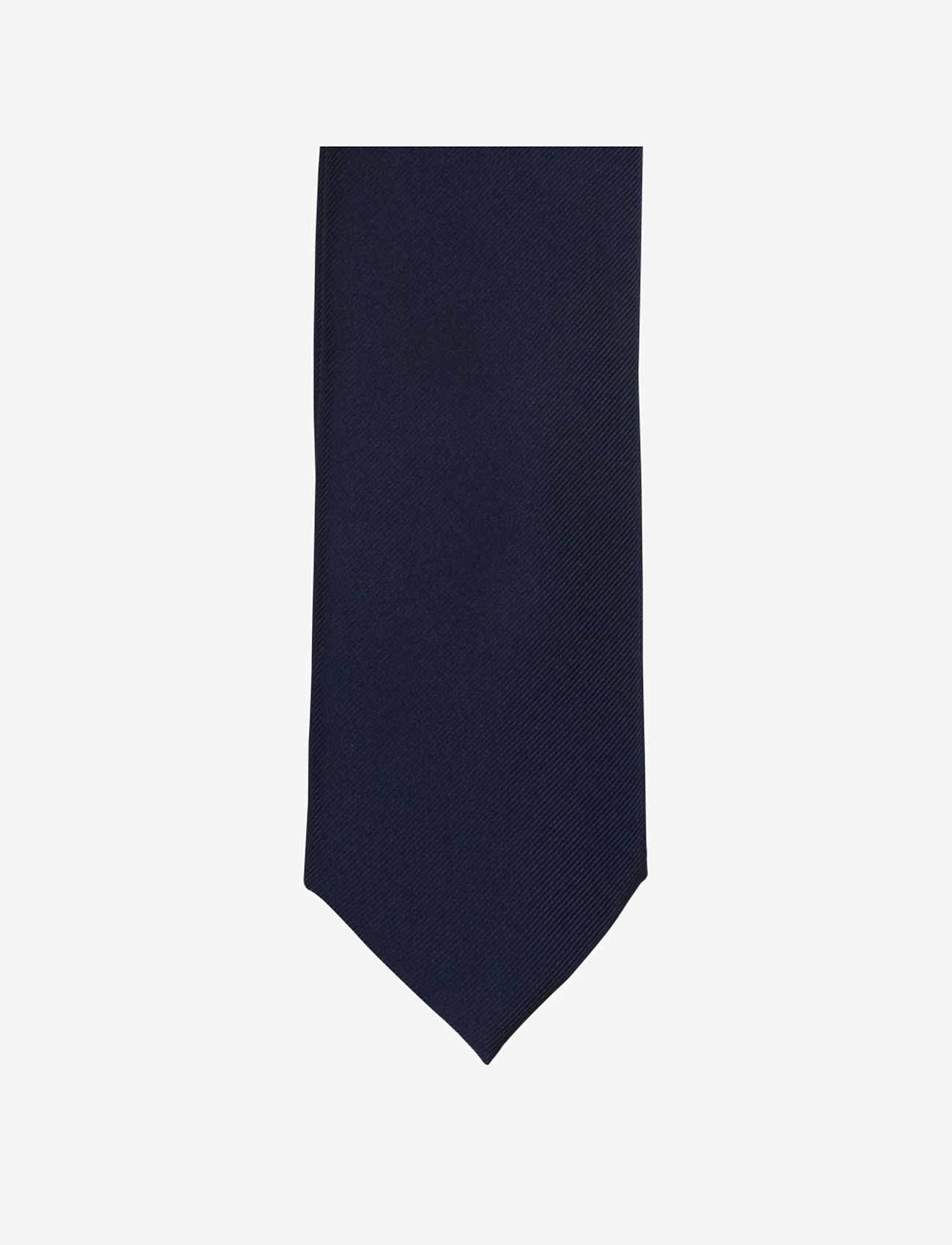 Portia 1924 - Solid Silk Tie - julklappar under 500kr - navy - 1