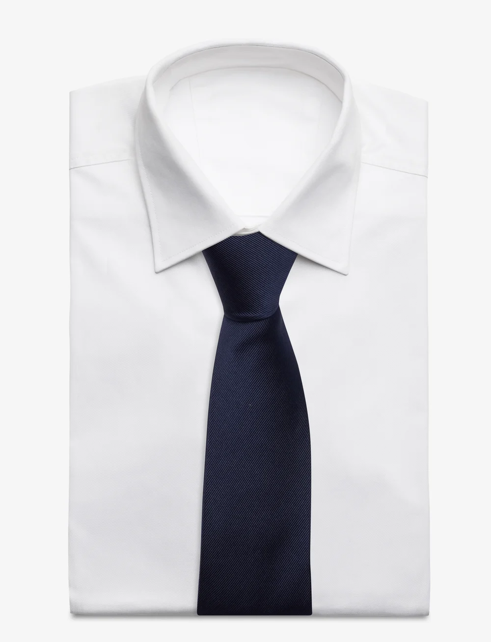 Portia 1924 - Solid Silk Tie - lipsud - navy - 3