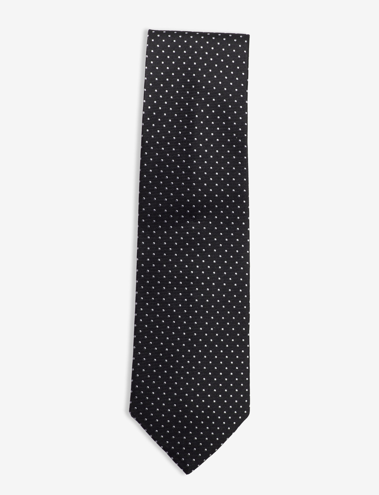 Portia 1924 - Dots Silk Tie - krawatten - black - 1
