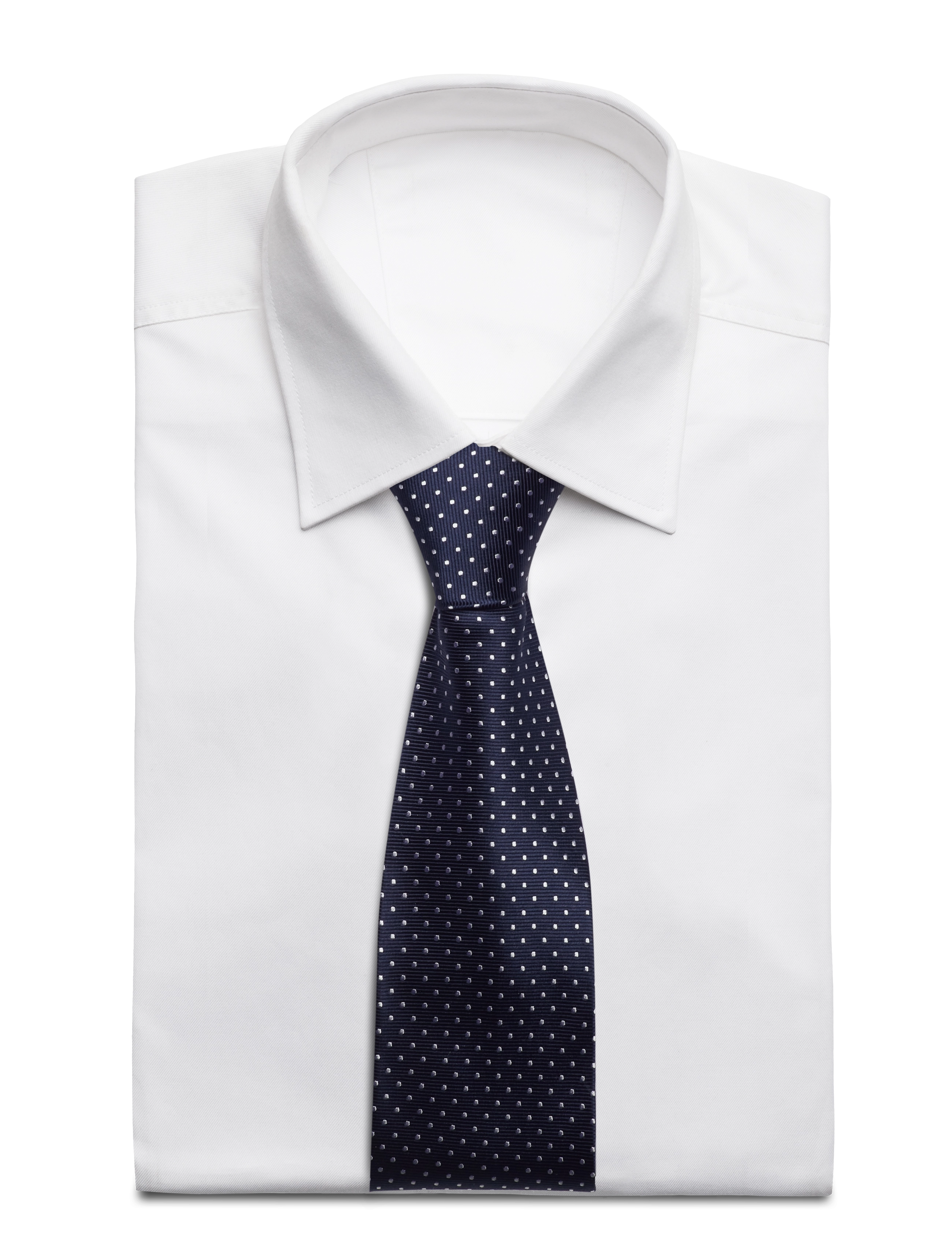Portia 1924 - Dots Silk Tie - slipsar - dark blue - 3