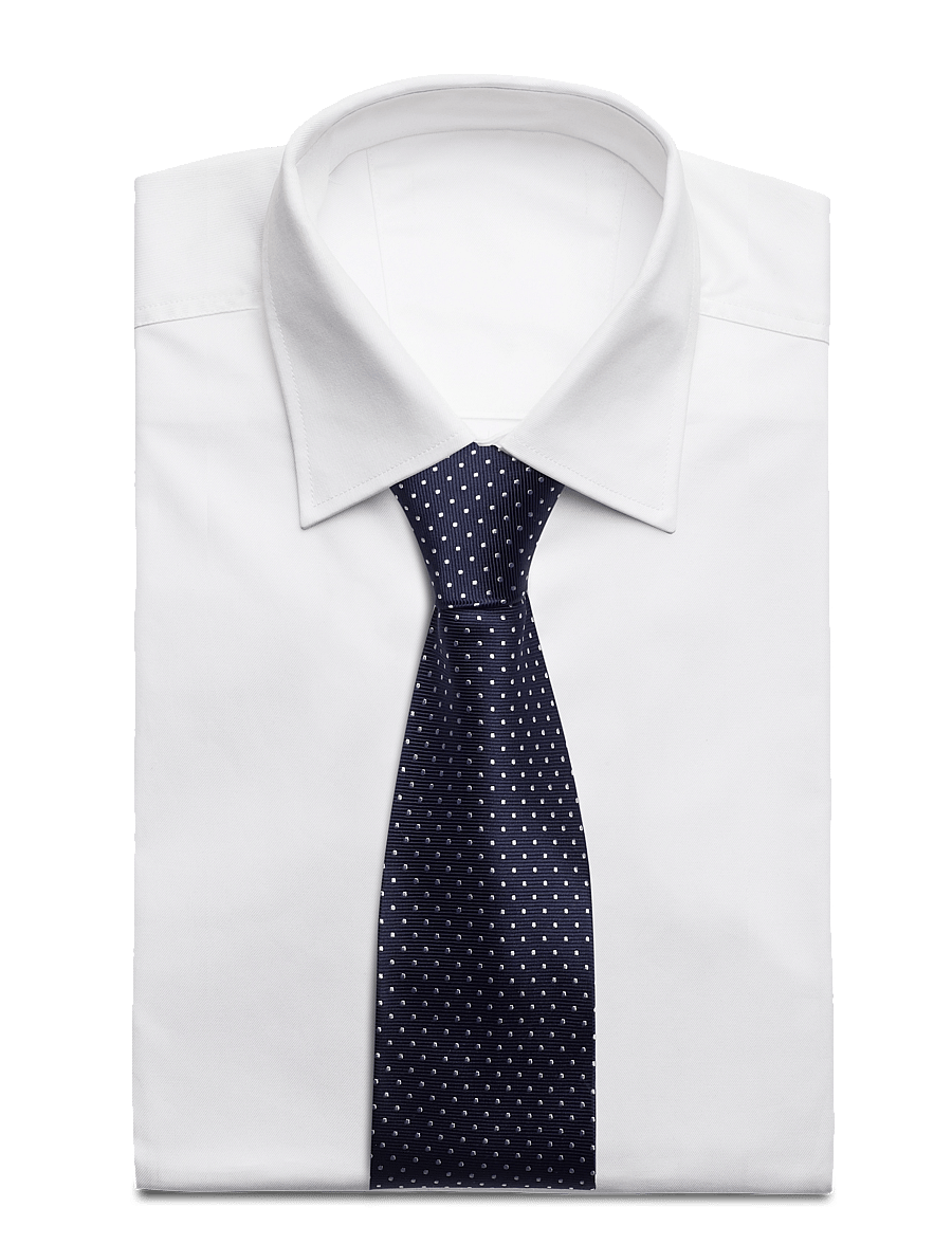 Portia 1924 - Dots Silk Tie - krawatten - dark blue - 3