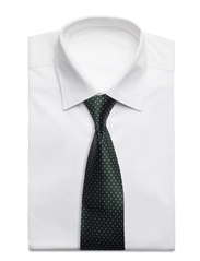 Portia 1924 - Dots Silk Tie - slips - dark green - 3