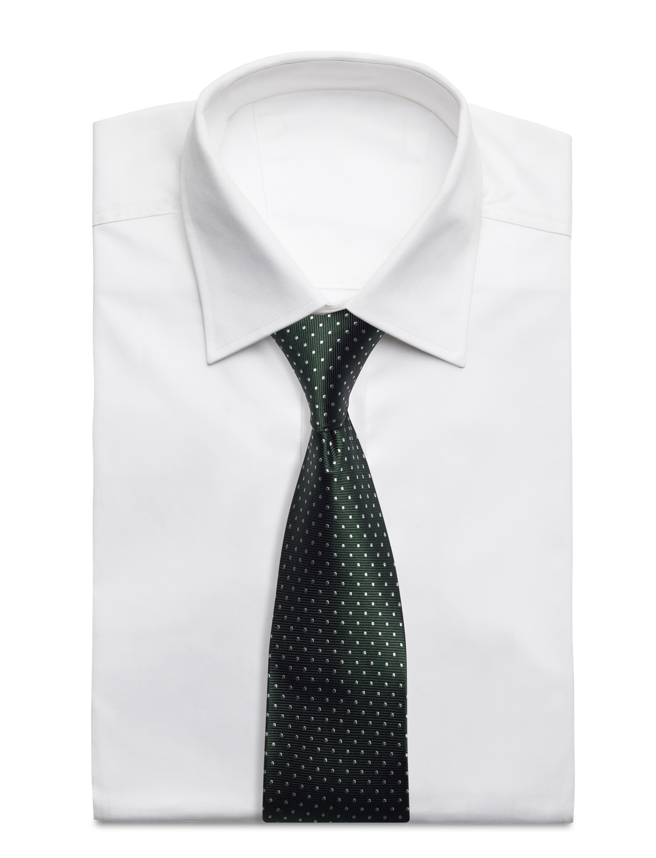 Portia 1924 - Dots Silk Tie - bindi - dark green - 3