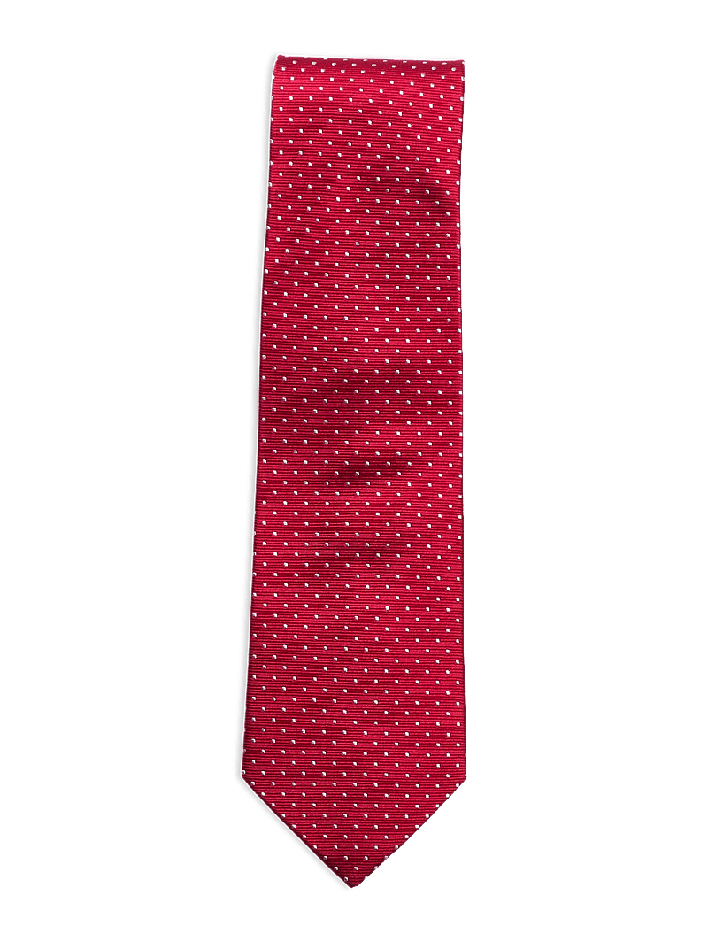 Portia 1924 - Dots Silk Tie - krawatten - red - 1