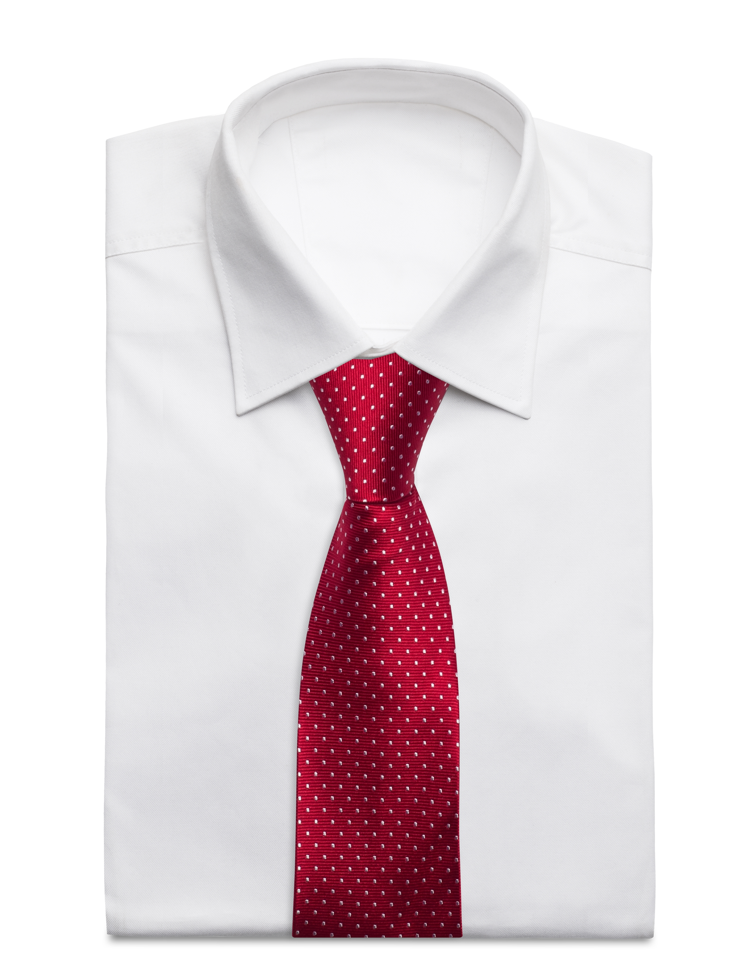 Portia 1924 - Dots Silk Tie - krawatten - red - 2