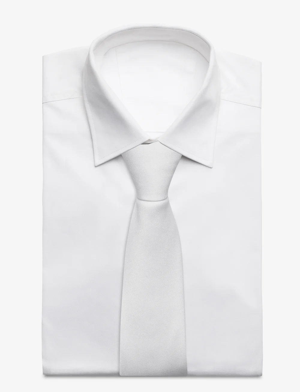 Portia 1924 - Funeral Tie - slipsar - white - 2