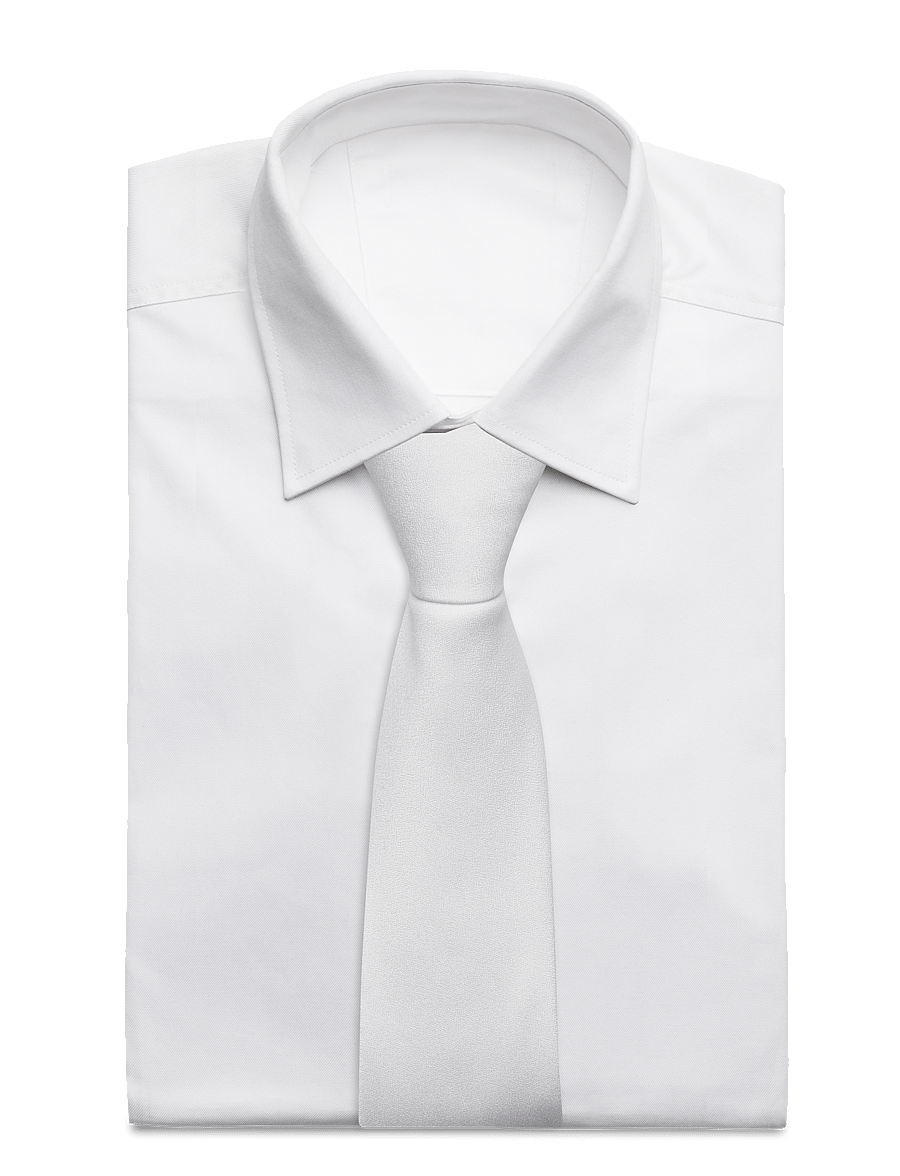 Portia 1924 - Funeral Tie - slips - white - 2