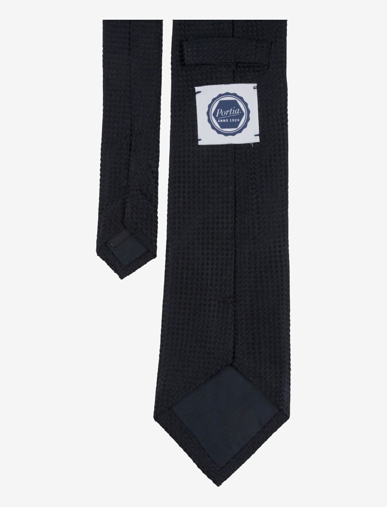 Portia 1924 - Silk Tie - krawatten - black - 3