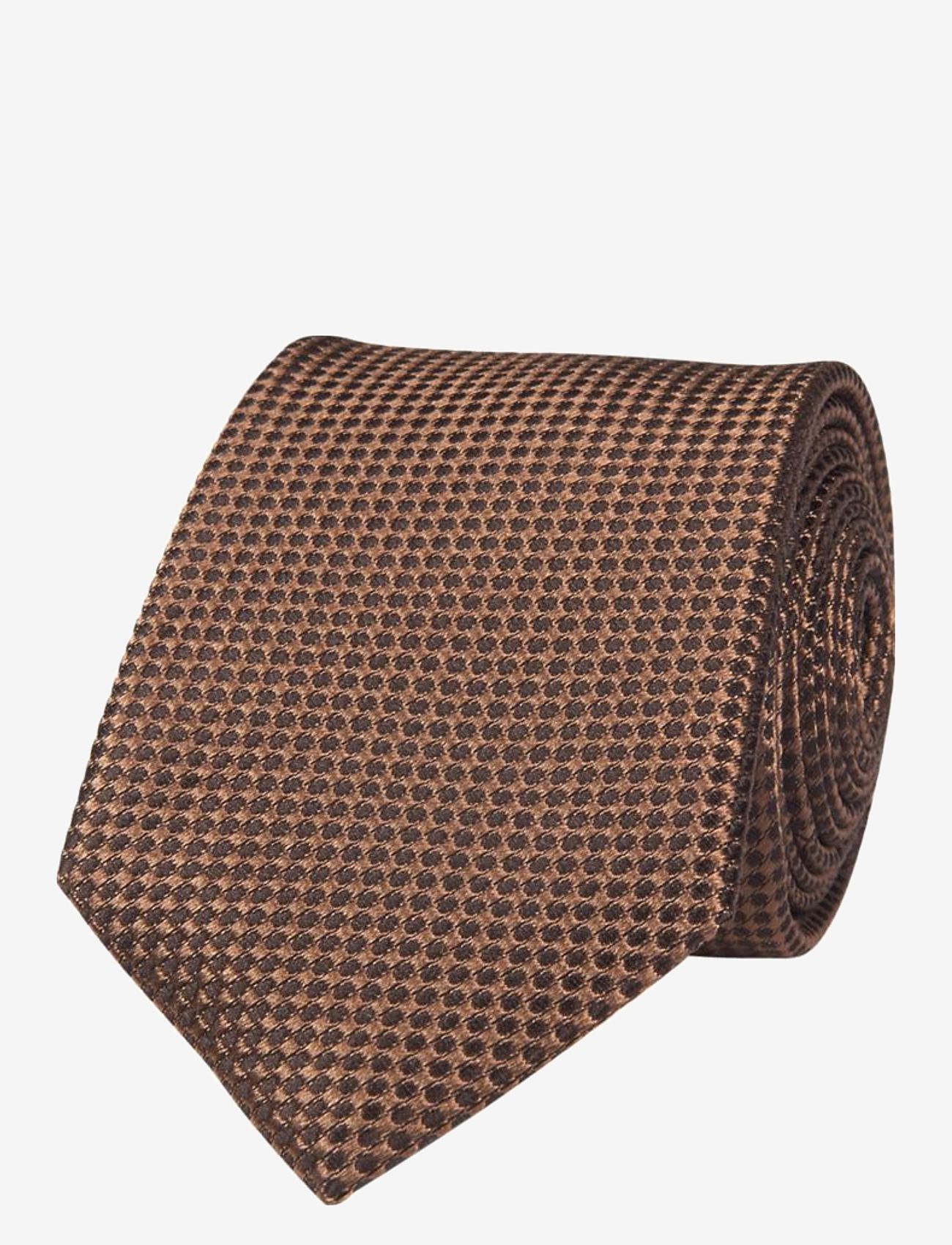 Portia 1924 - Silk Tie - lipsud - brown - 0