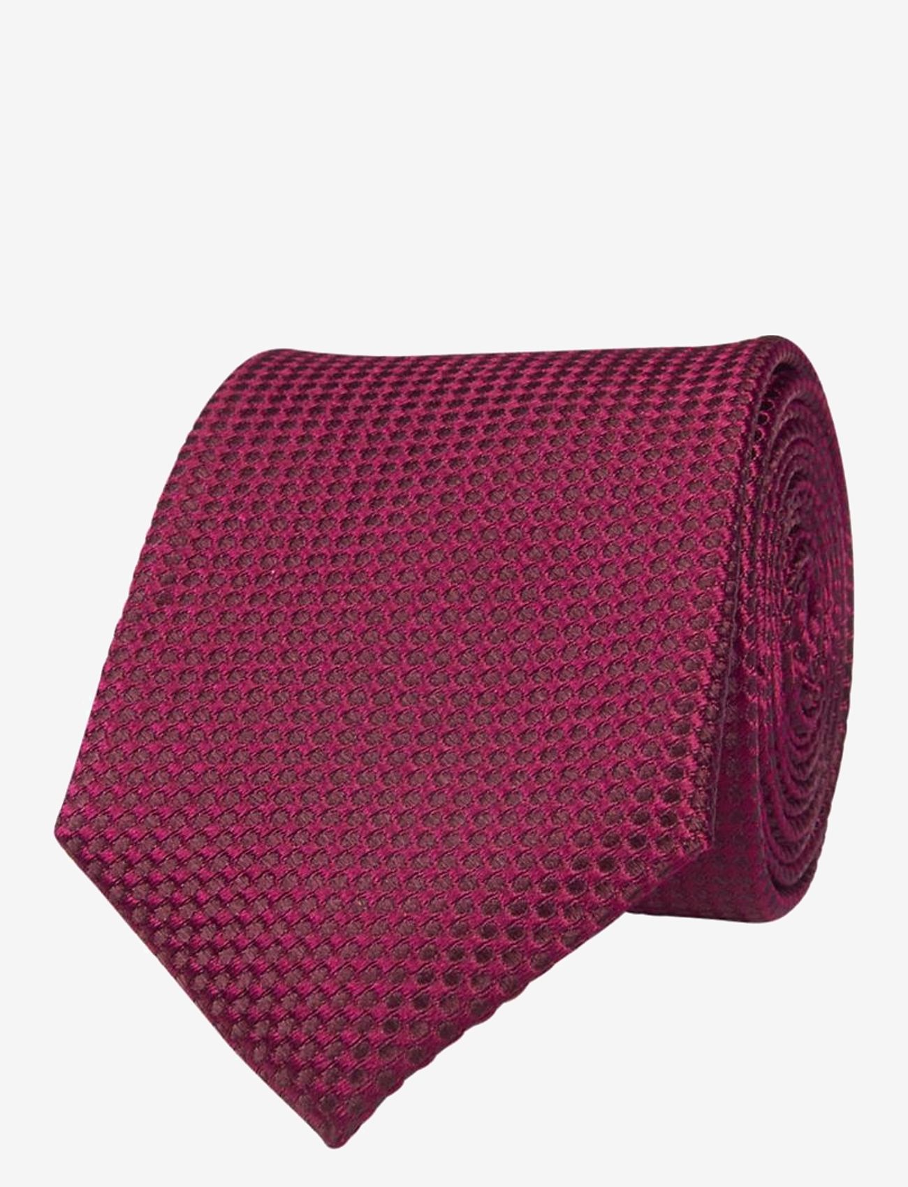 Portia 1924 - Silk Tie - laveste priser - burgundy - 0