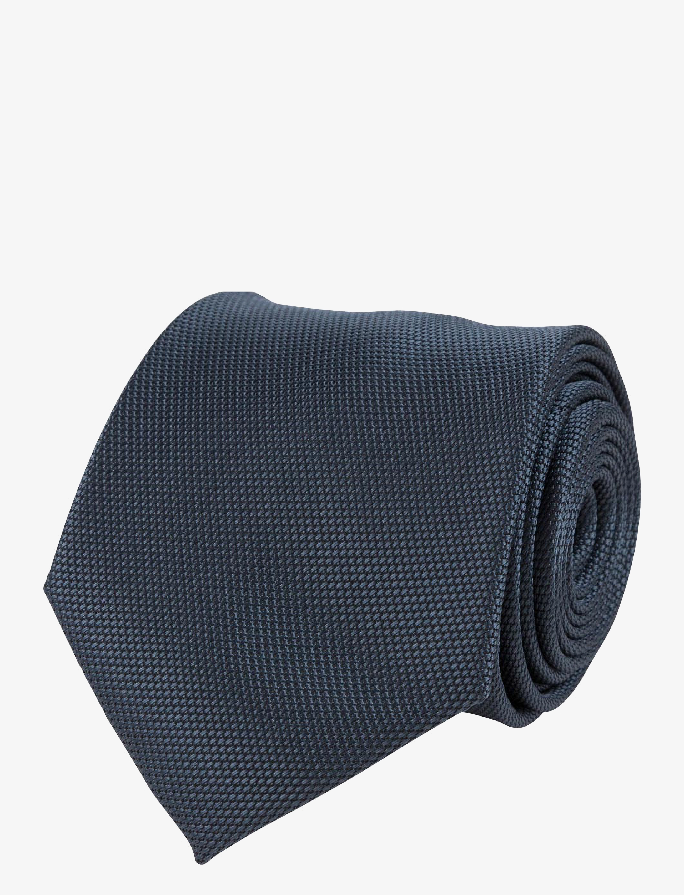 Portia 1924 Polyester Tie Solid, One Size, Accessories, Blau - Ties, Männerswear