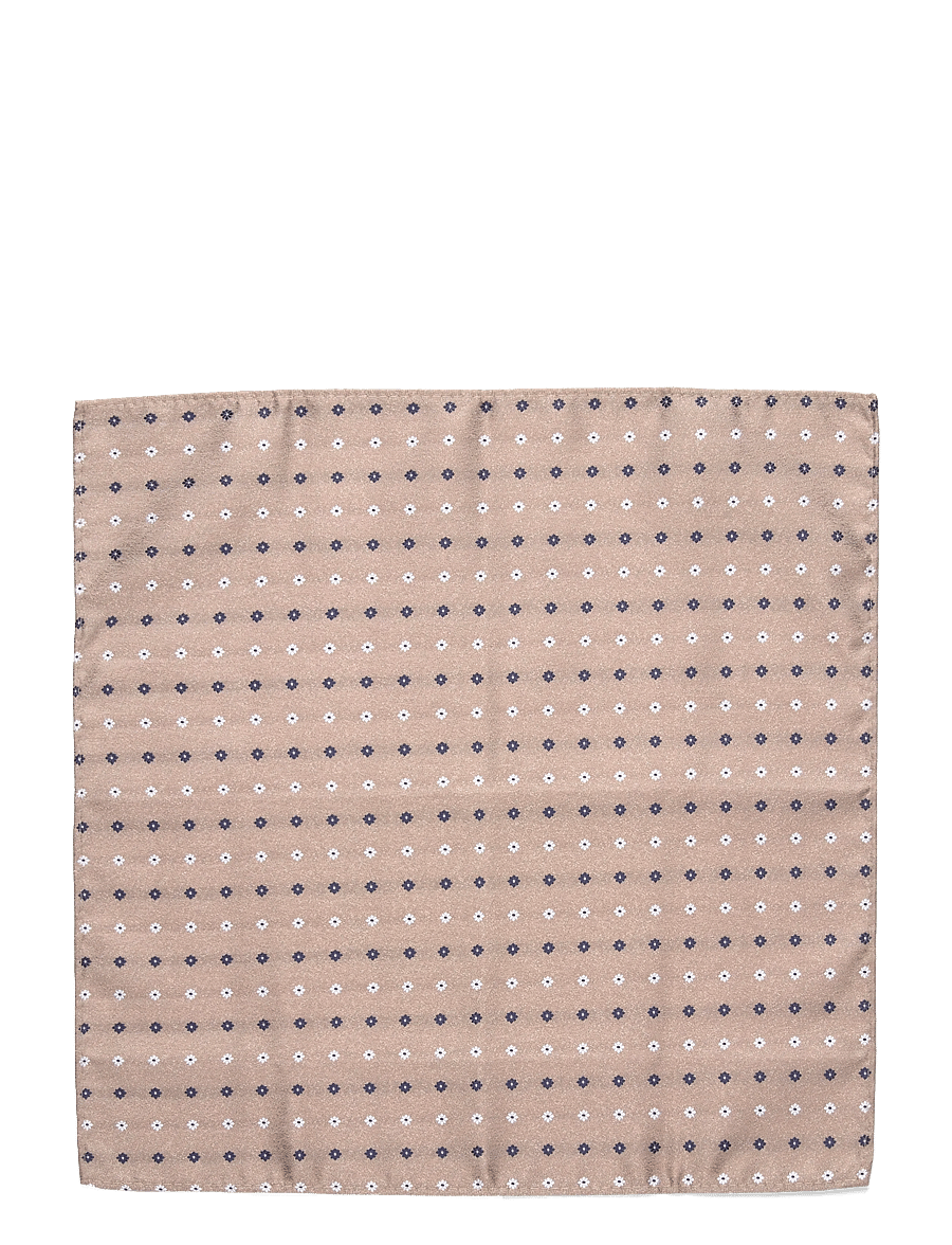 Portia 1924 - Floral Tie & Pocket Square Set - einstecktücher - beige - 2