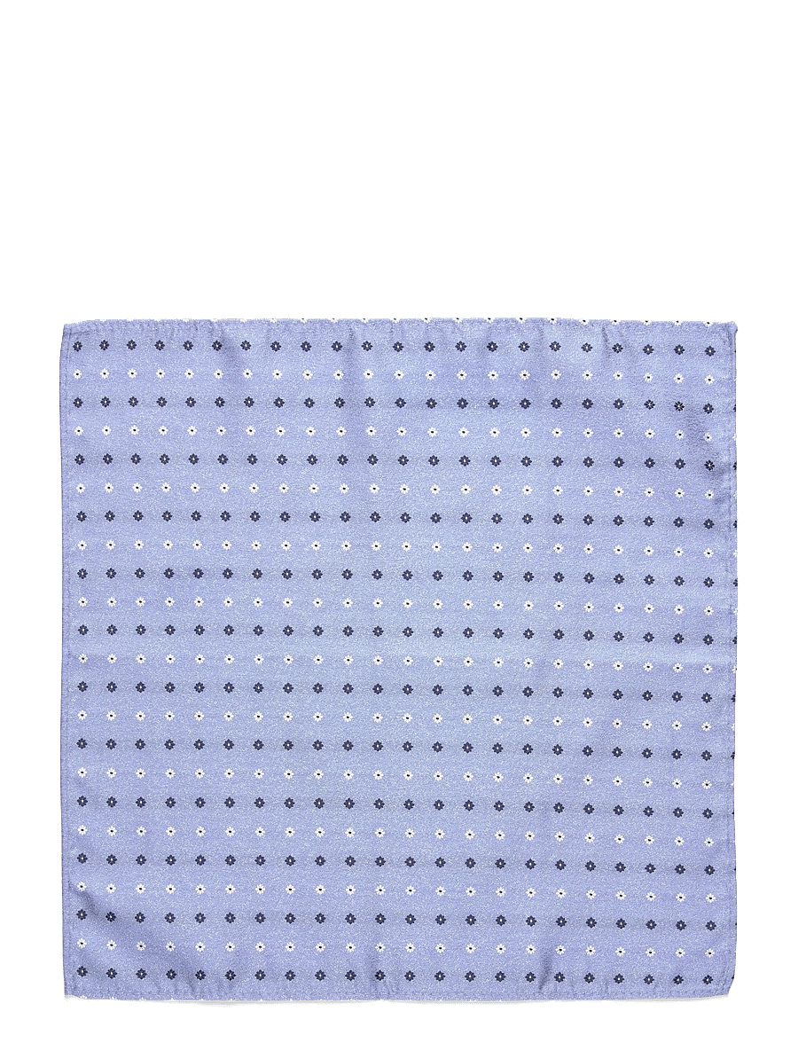 Portia 1924 - Floral Tie & Pocket Square Set - lommeklude - light blue - 2