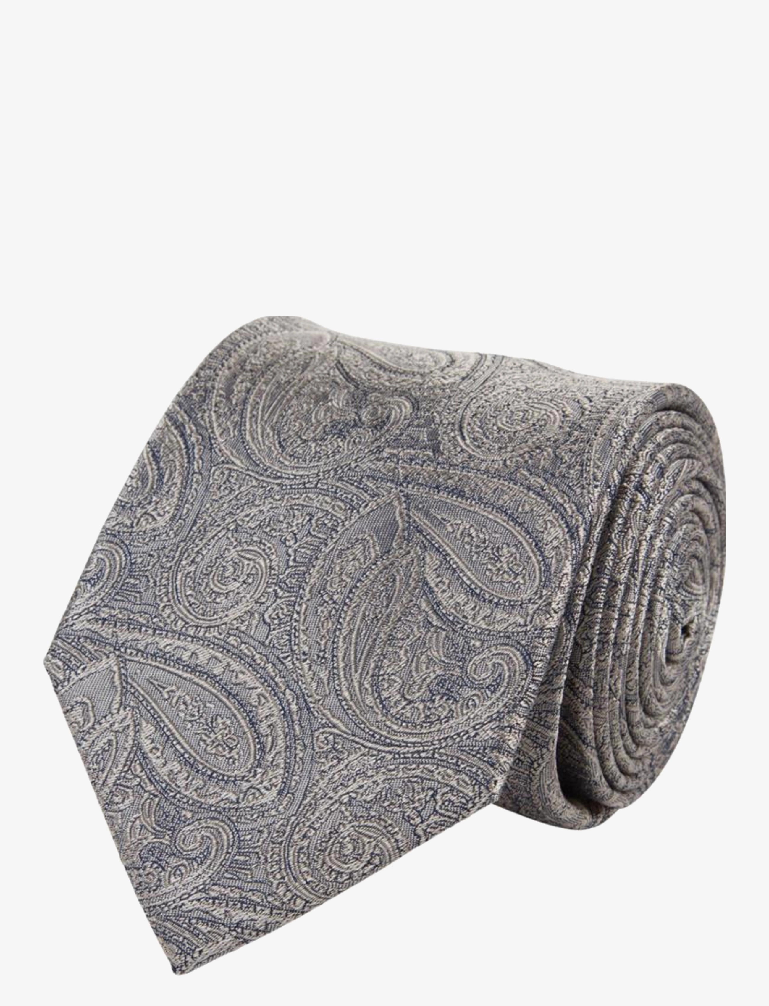 Portia 1924 Paisley Silk Tie, One Size, Beige, Tilbehør > Slips, Herre