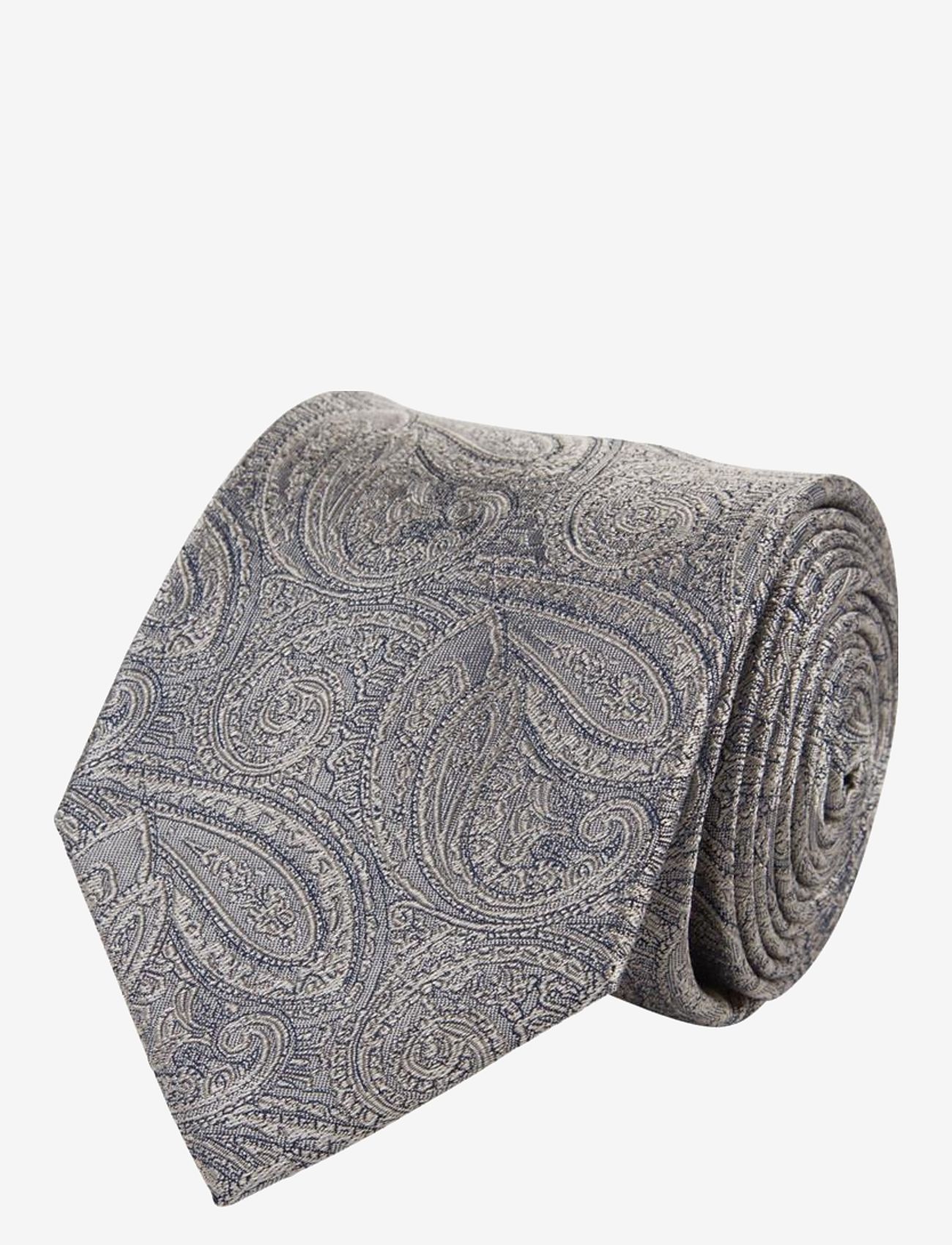 Portia 1924 - Paisley Silk Tie - krawatten - beige - 0