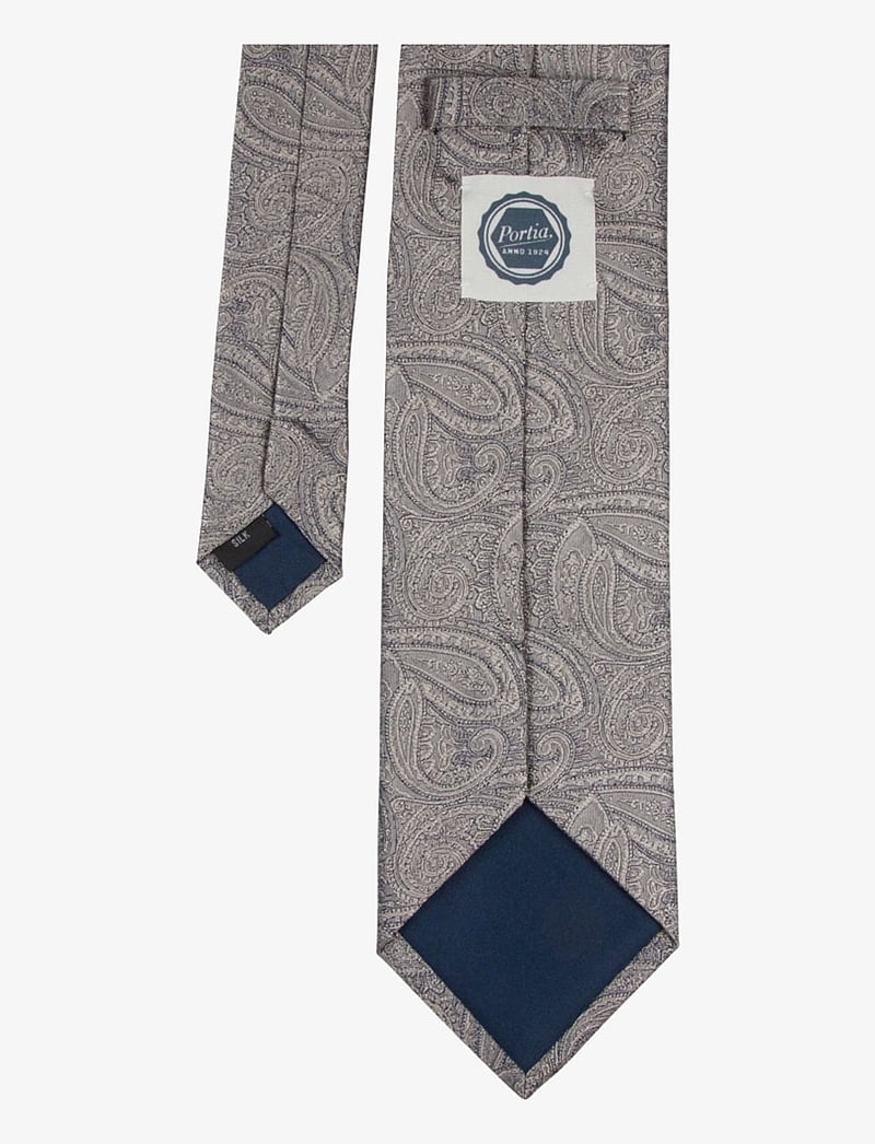Portia 1924 - Paisley Silk Tie - krawatten - beige - 3