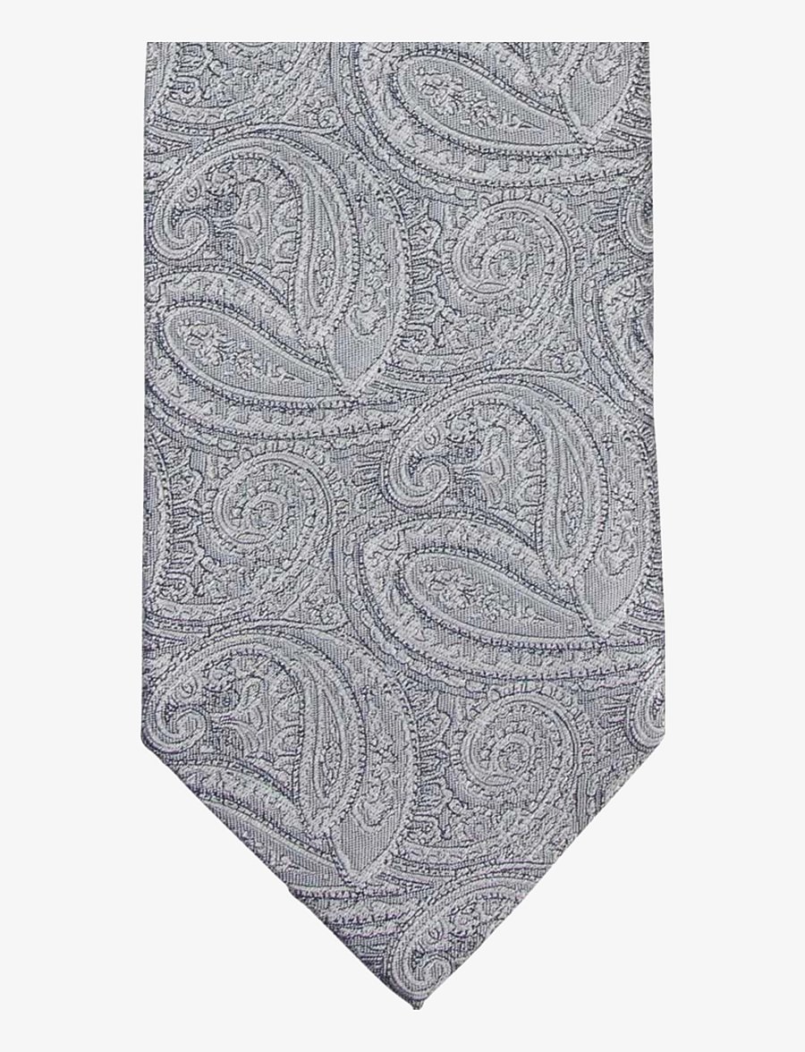 Portia 1924 - Paisley Silk Tie - slips - grey - 2
