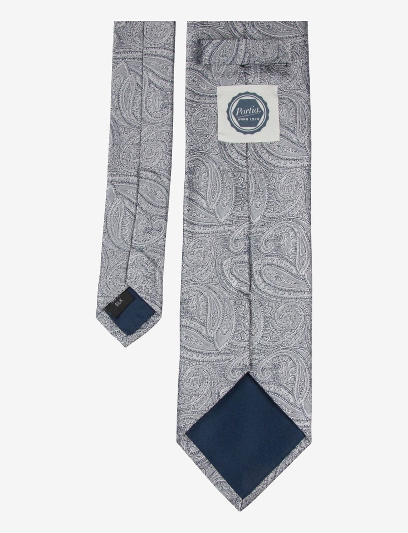 Portia 1924 - Paisley Silk Tie - grey - 3
