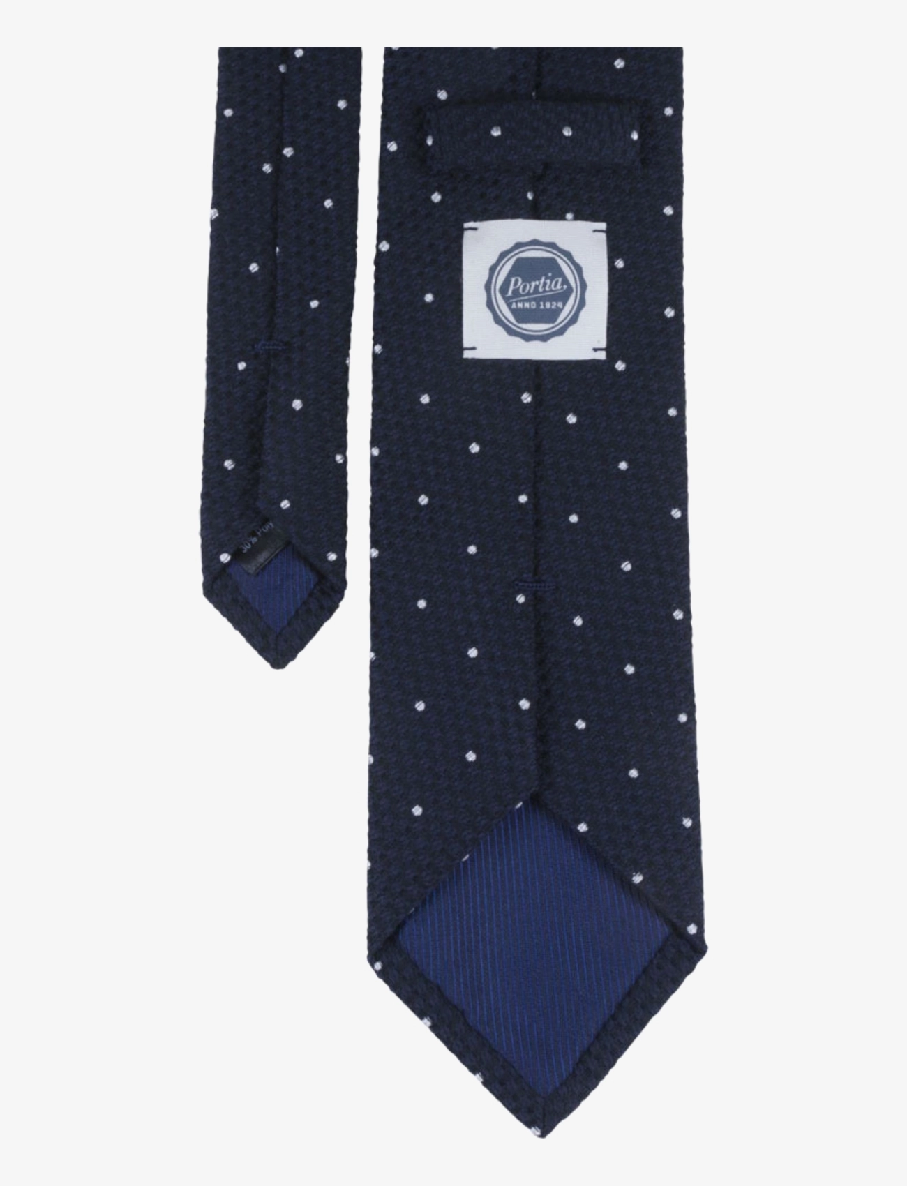 Portia 1924 - Wool Tie - syntymäpäivälahjat - blue - 2
