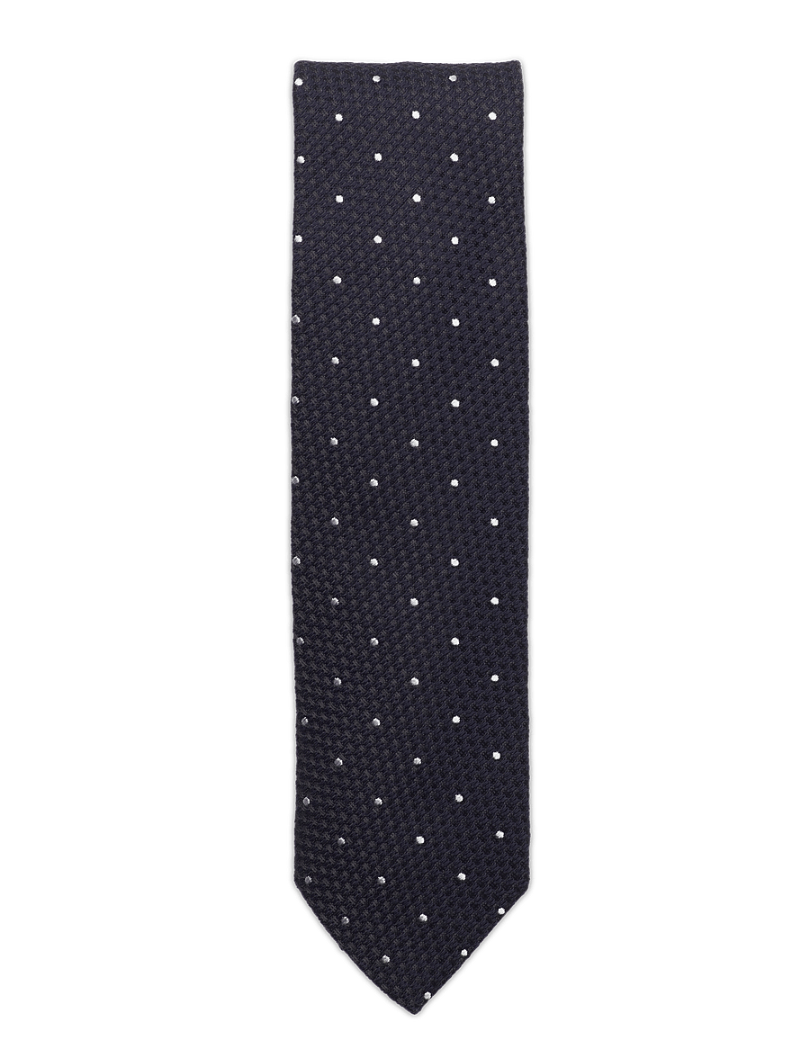 Portia 1924 - Wool Tie - krawatten - blue - 3