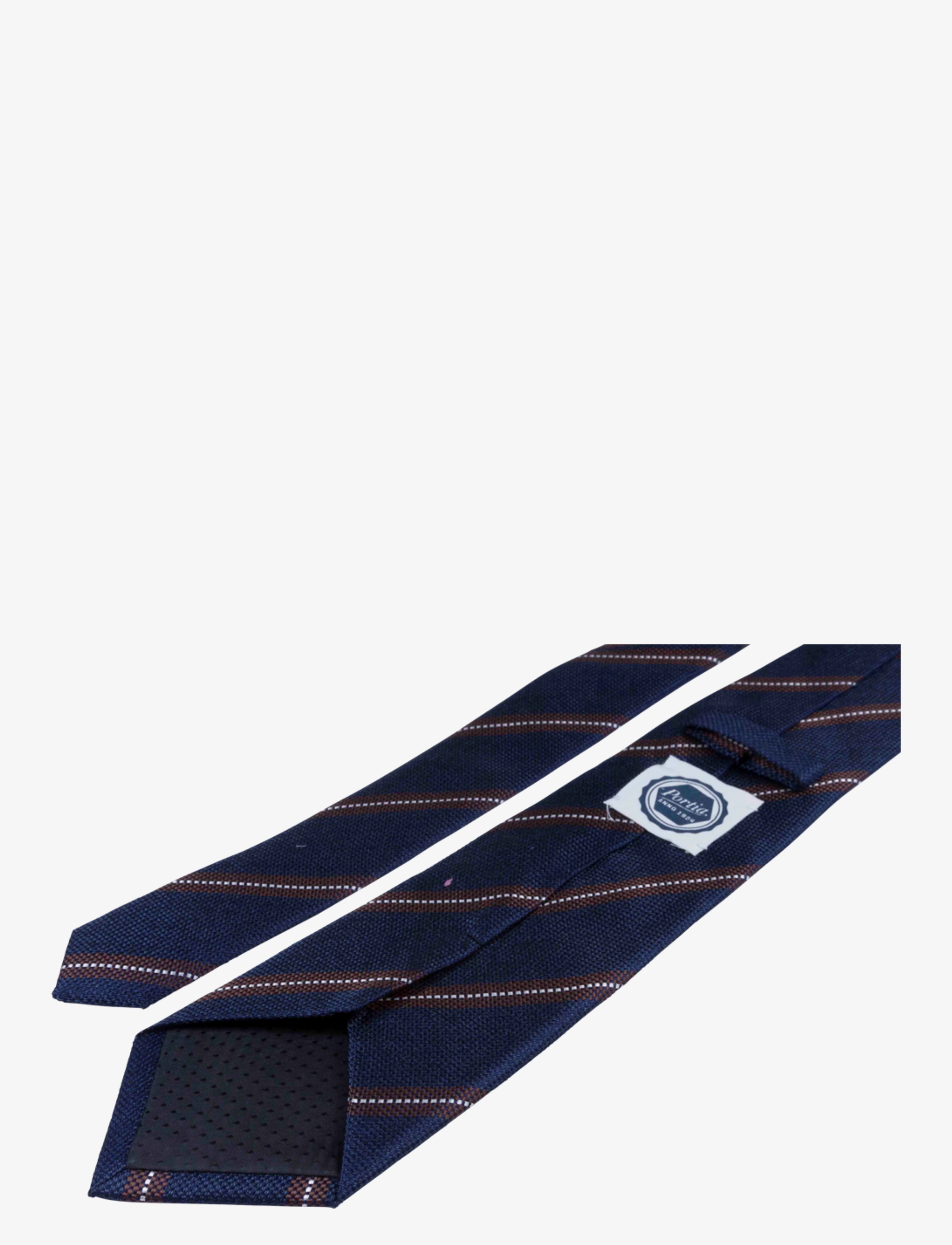 Portia 1924 - Regimental Silk Tie - krawaty - blue - 1