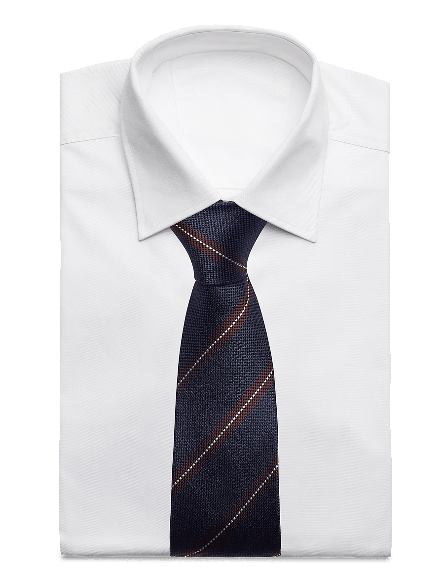 Portia 1924 - Regimental Silk Tie - krawatten - blue - 2