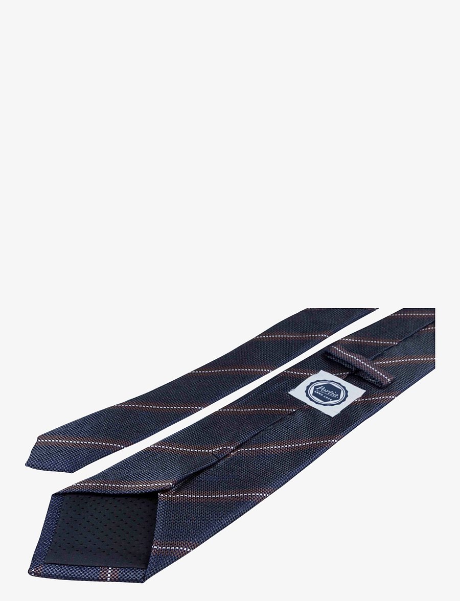 Portia 1924 - Regimental Silk Tie - krawatten - grey - 1