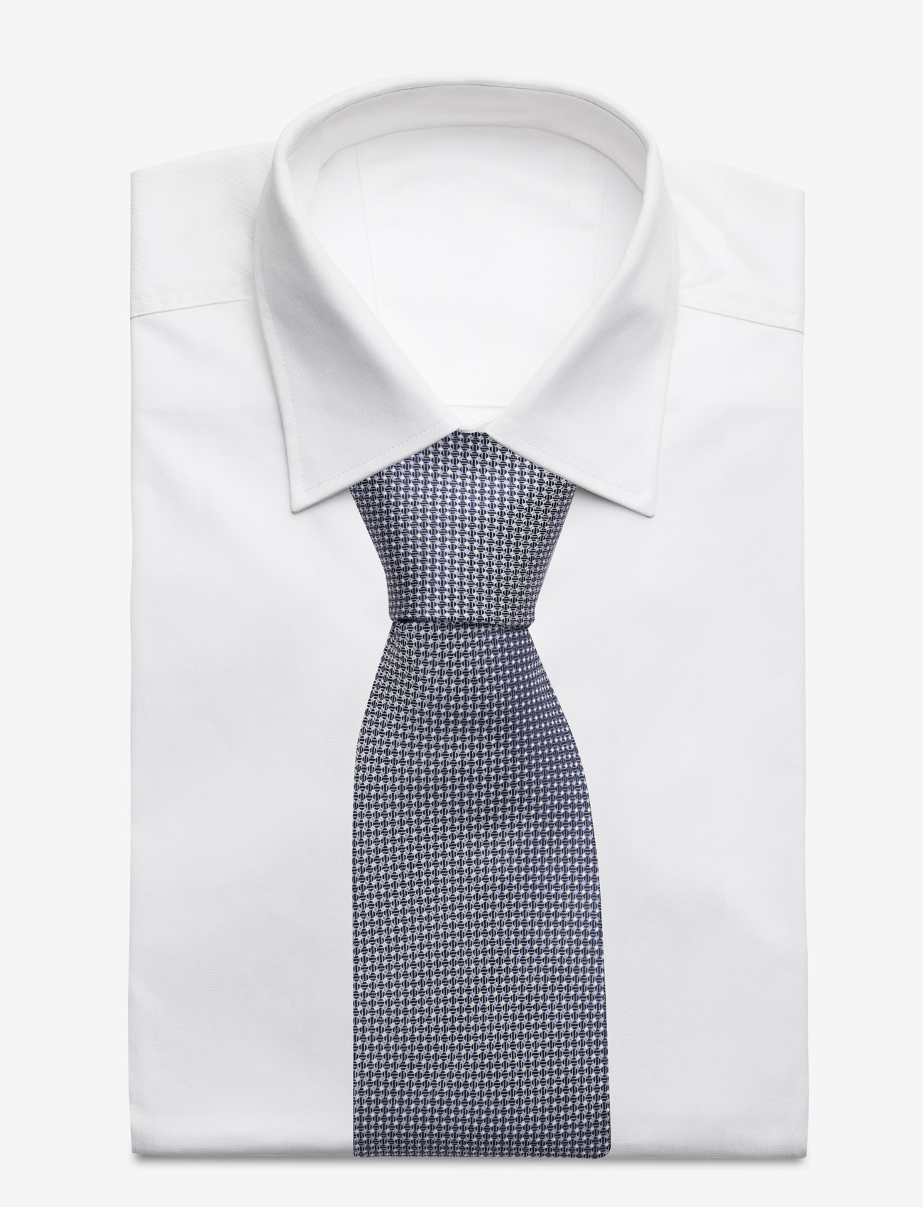 Portia 1924 - Pattern Silk Tie - krawatten - blue - 1