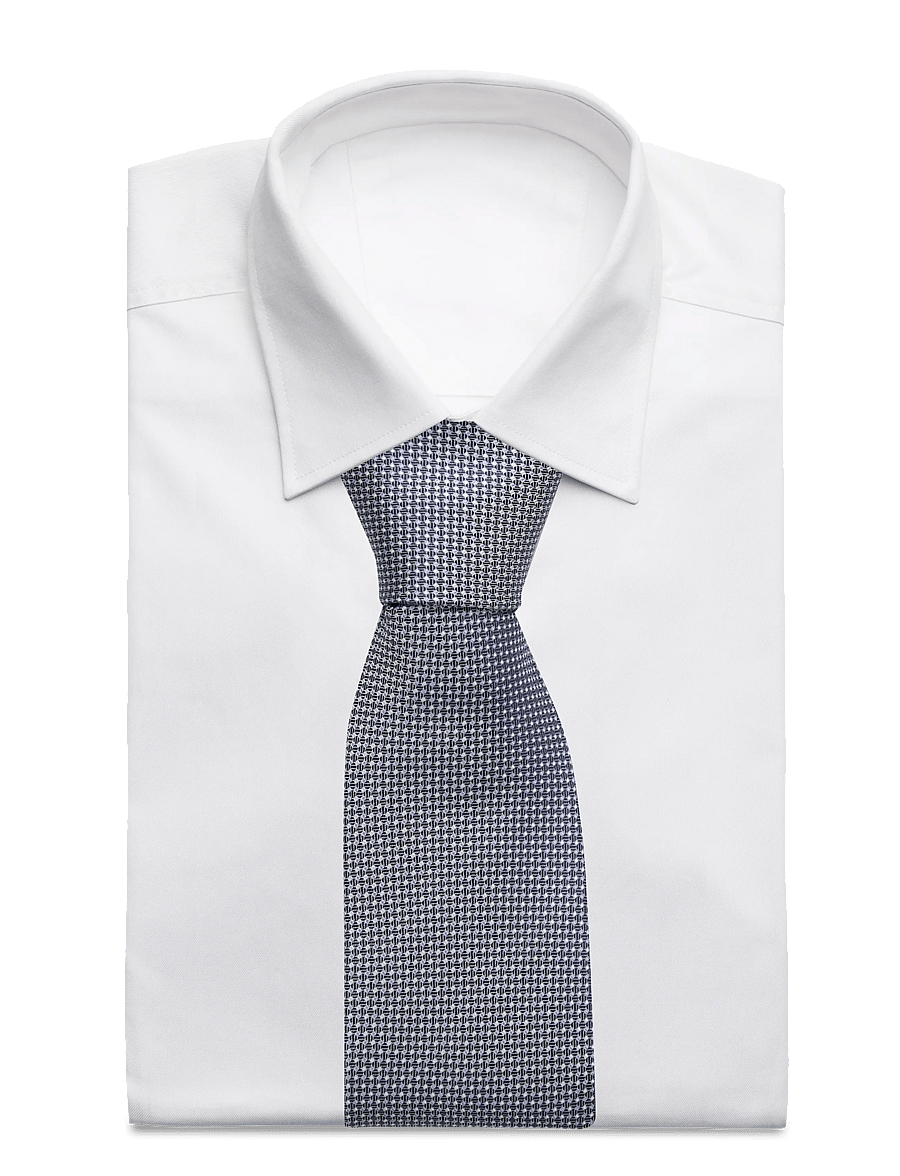 Portia 1924 - Pattern Silk Tie - lipsud - blue - 1