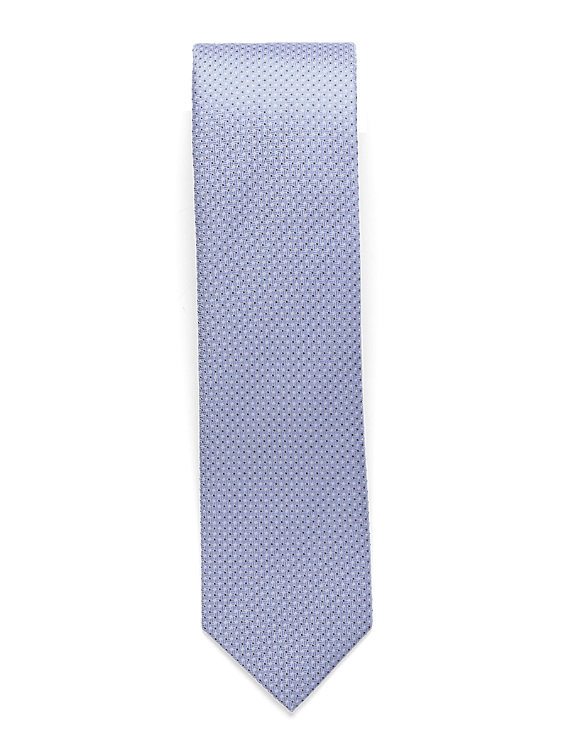 Portia 1924 - Pattern Silk Tie - krawatten - light blue - 0