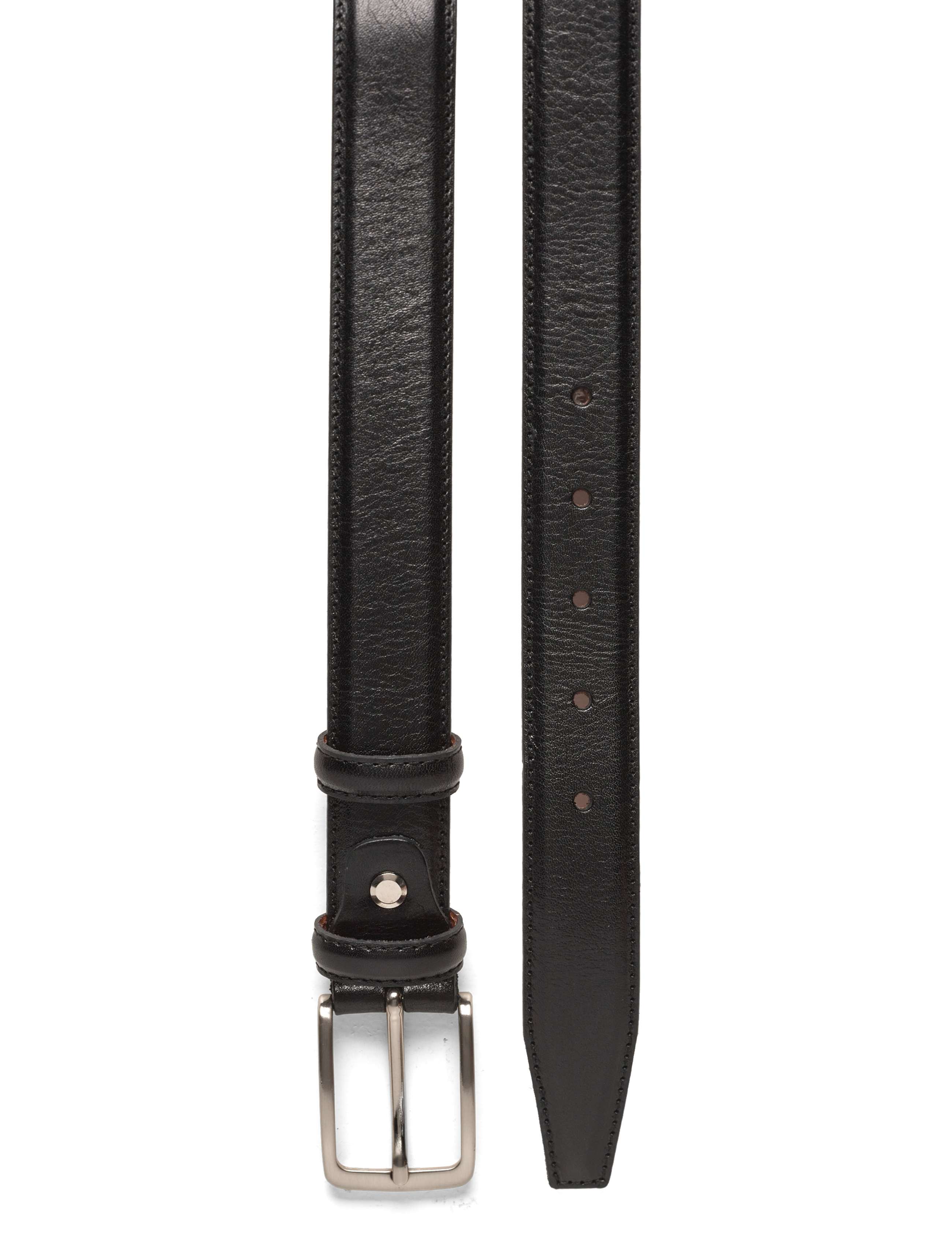 Portia 1924 - Leather Belt - klassiska skärp - black - 1
