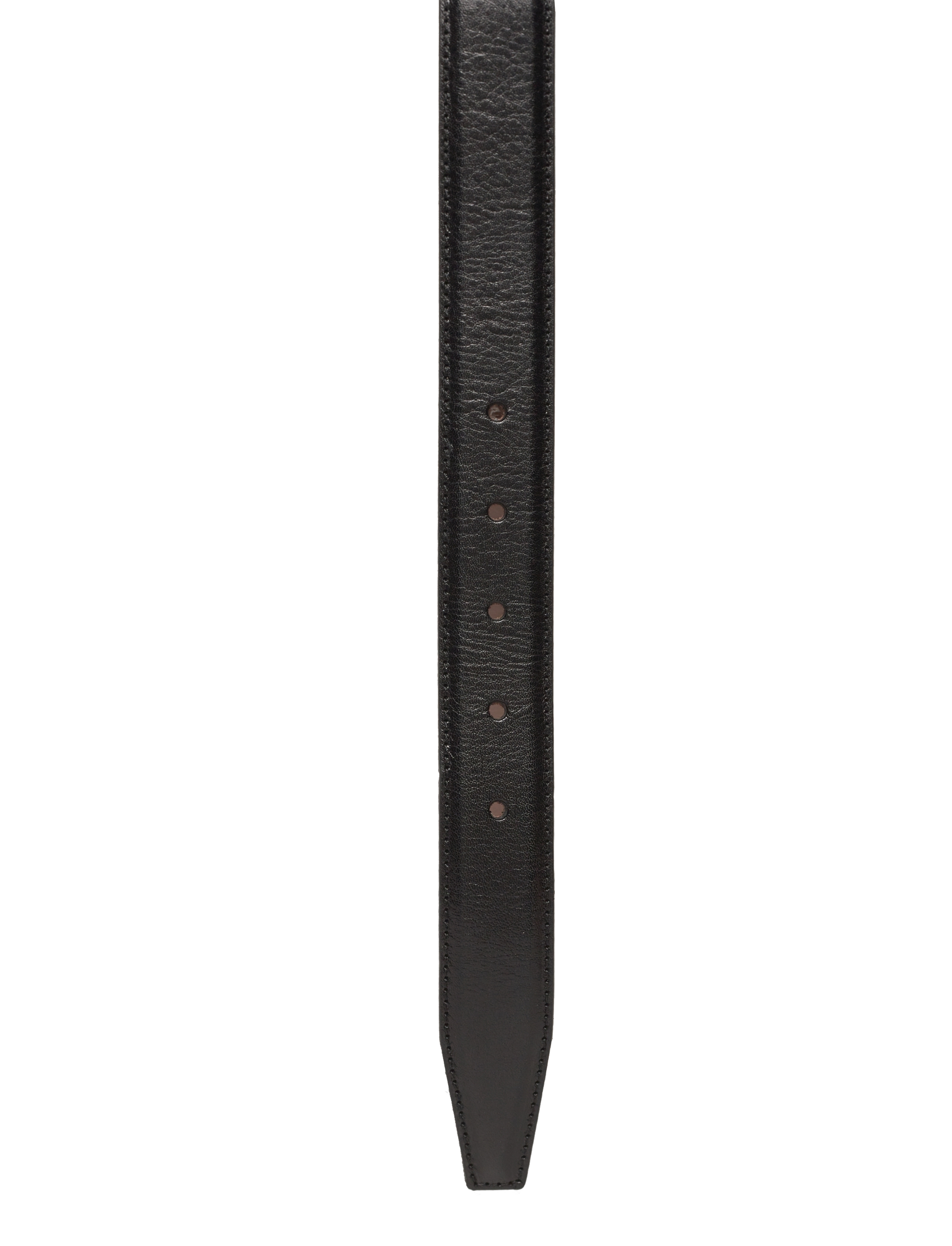 Portia 1924 - Leather Belt - klassiska skärp - black - 2