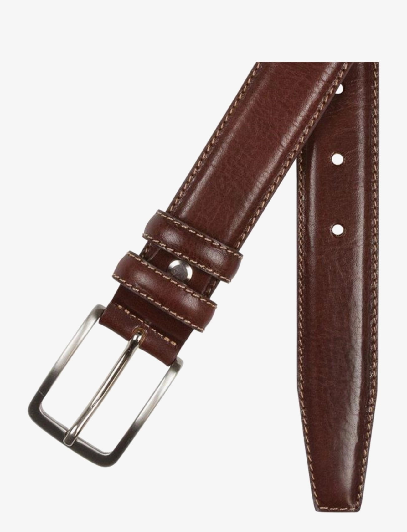 Portia 1924 Leather Belt, 115 cm, Belts, Braun - Classic Männerswear