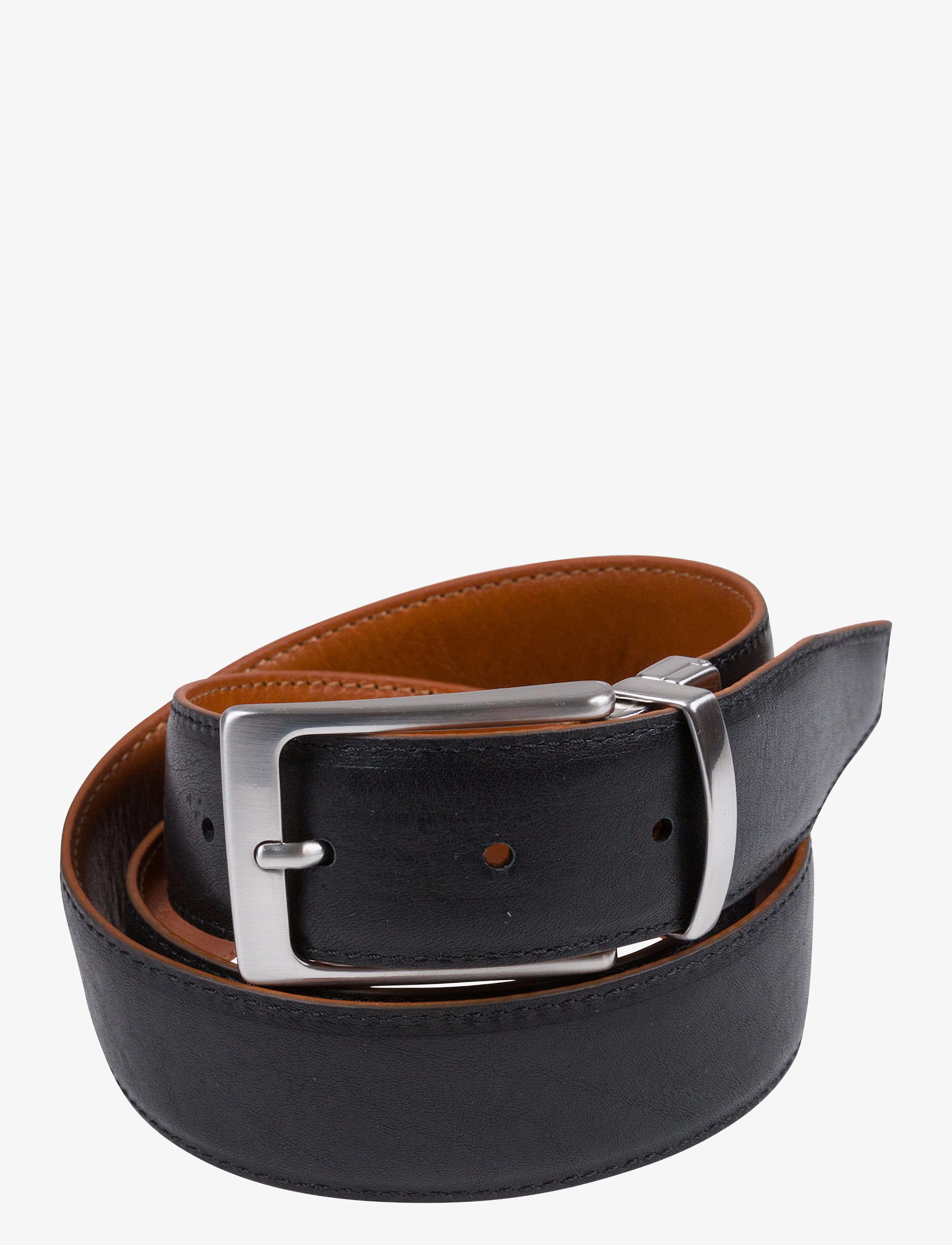 Portia 1924 - Full Grain Leather Belt Reversable - klassisch gürtel - black/brown - 1