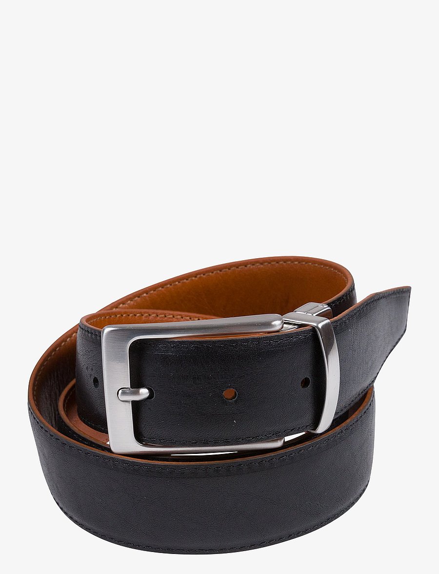 Portia 1924 - Full Grain Leather Belt Reversable - klassikalised vööd - black/brown - 1