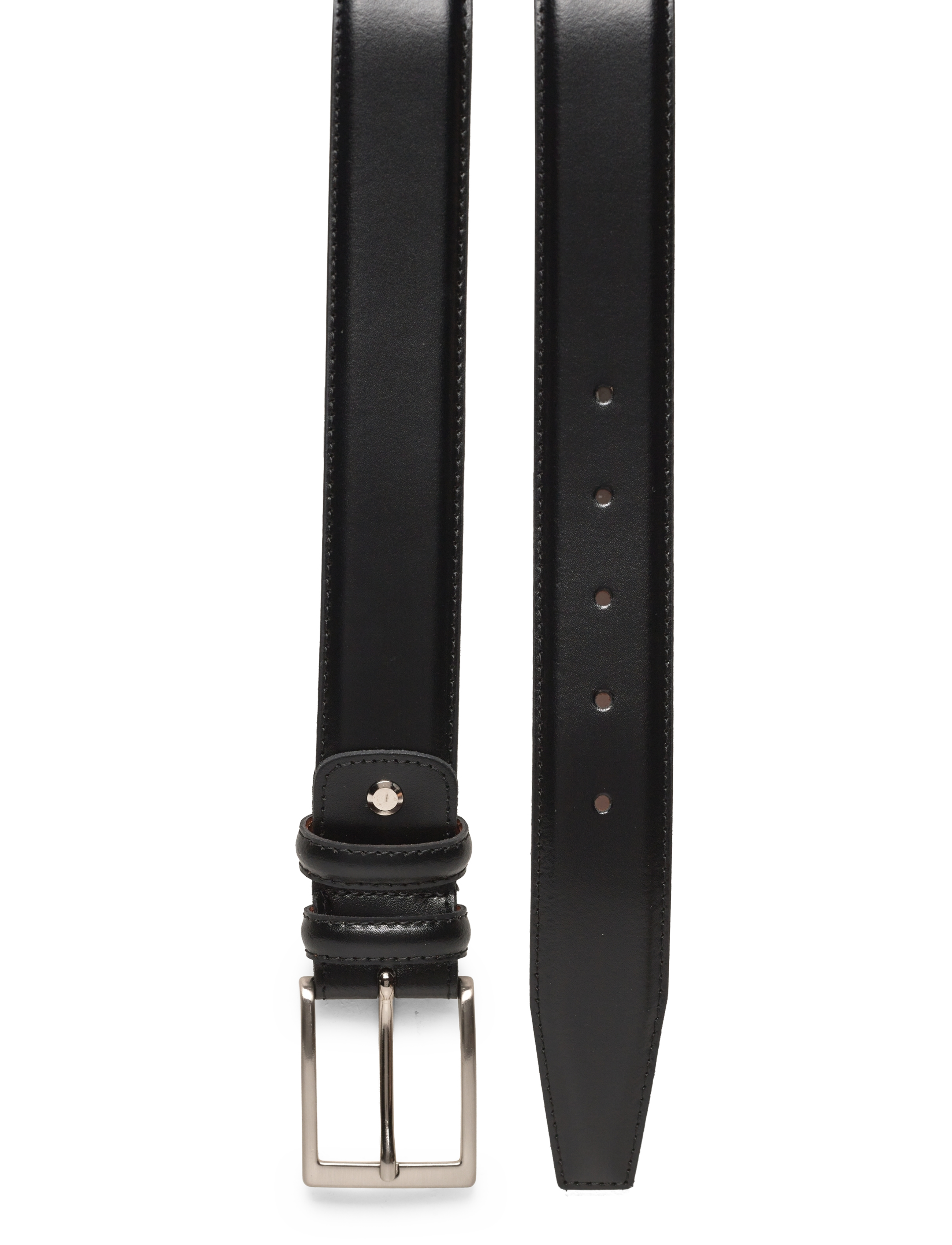 Portia 1924 - Leather Belt - klassiska skärp - black - 1