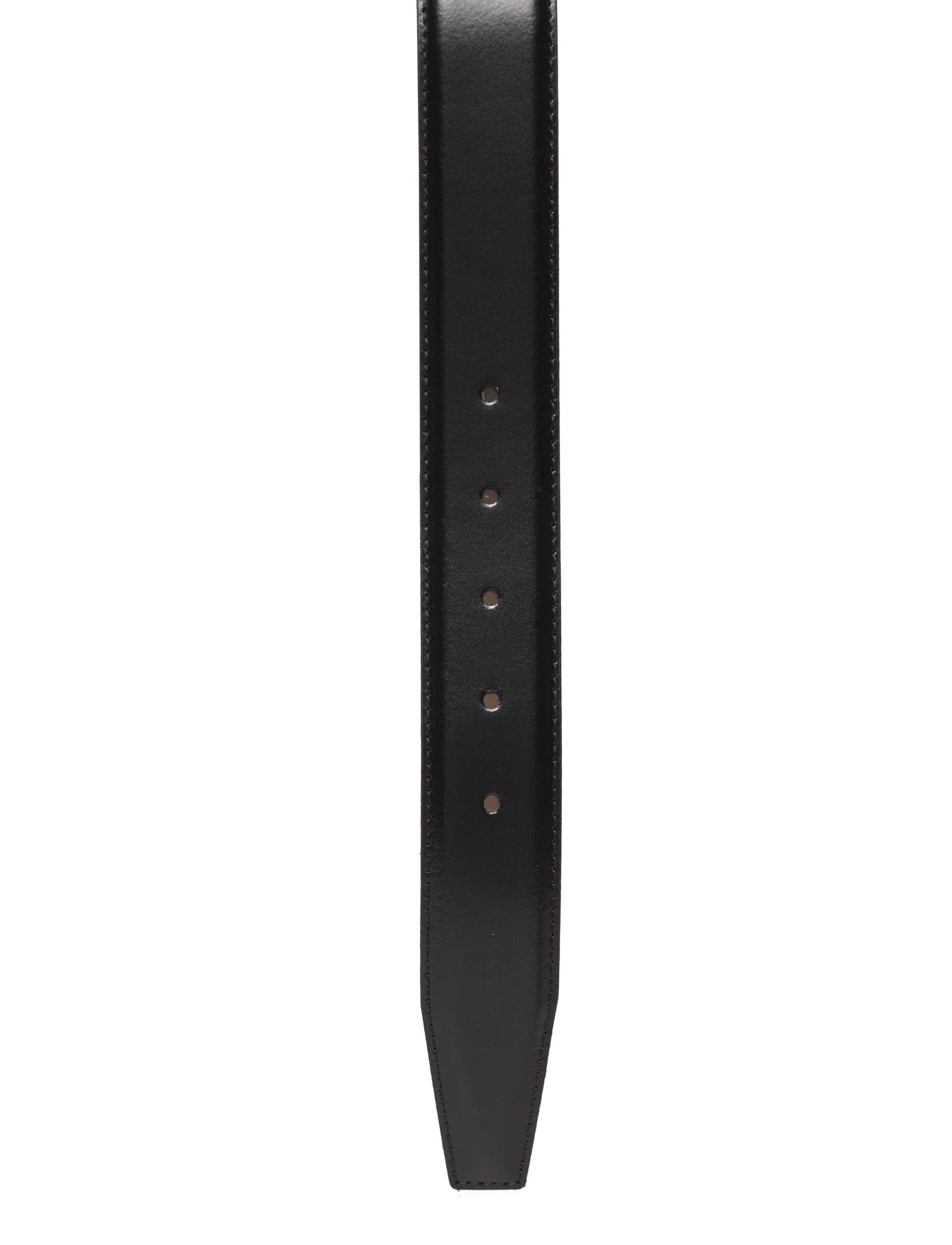 Portia 1924 - Leather Belt - klassiska skärp - black - 2