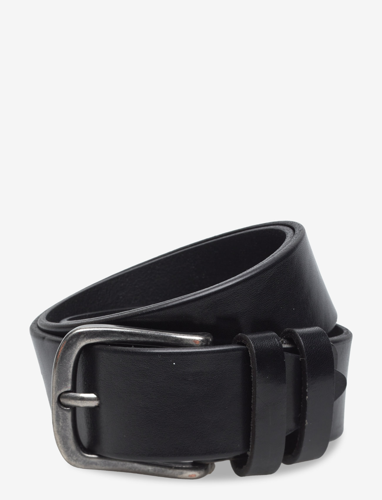 Portia 1924 - Black Full Grain Leather Belt - paski klasyczne - black - 0