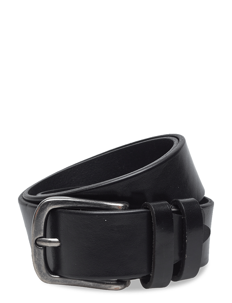 Portia 1924 - Black Full Grain Leather Belt - paski klasyczne - black - 0