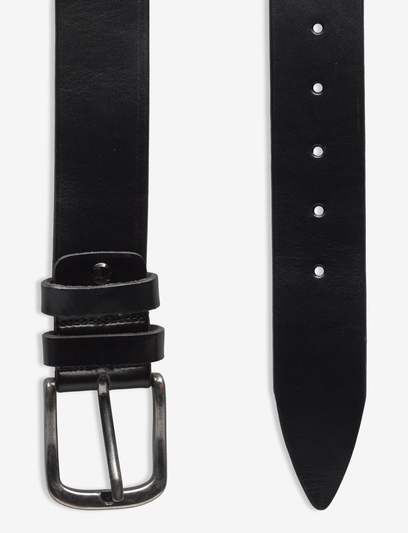 Portia 1924 - Black Full Grain Leather Belt - paski klasyczne - black - 1