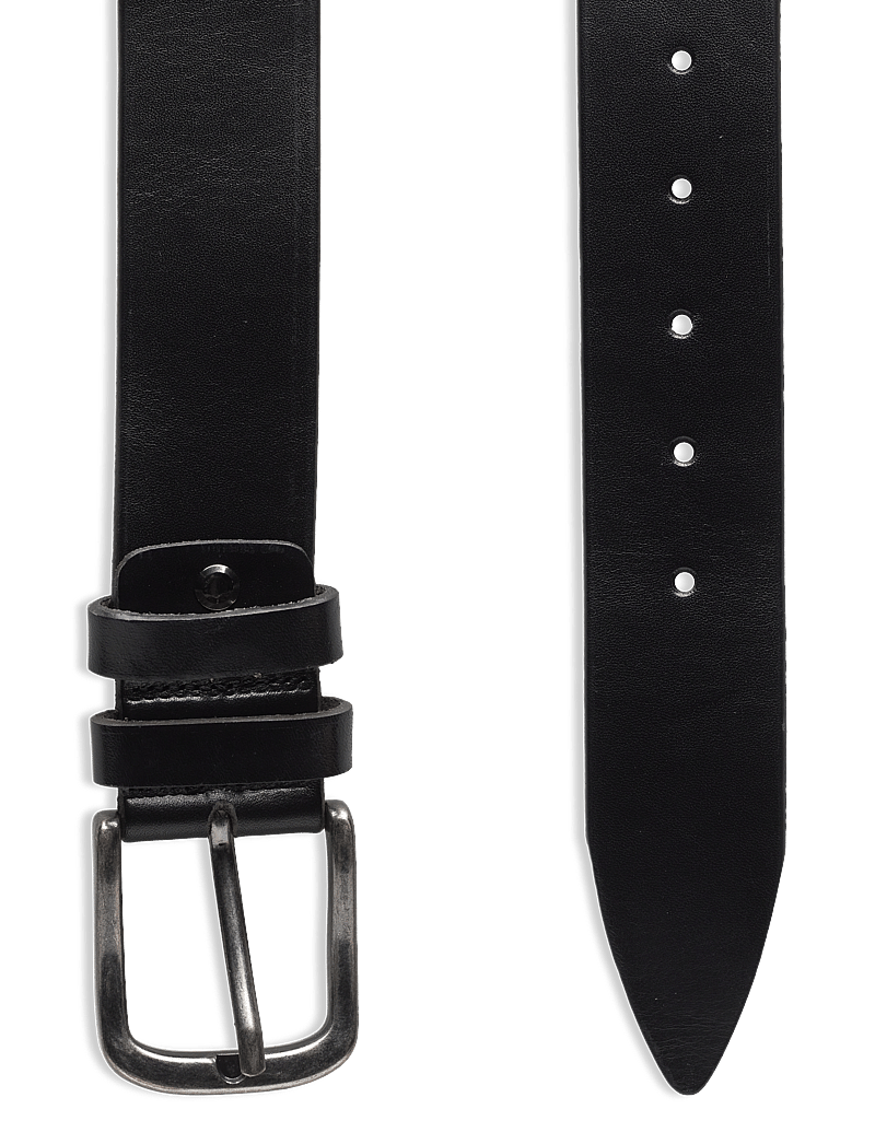 Portia 1924 - Black Full Grain Leather Belt - paski klasyczne - black - 1