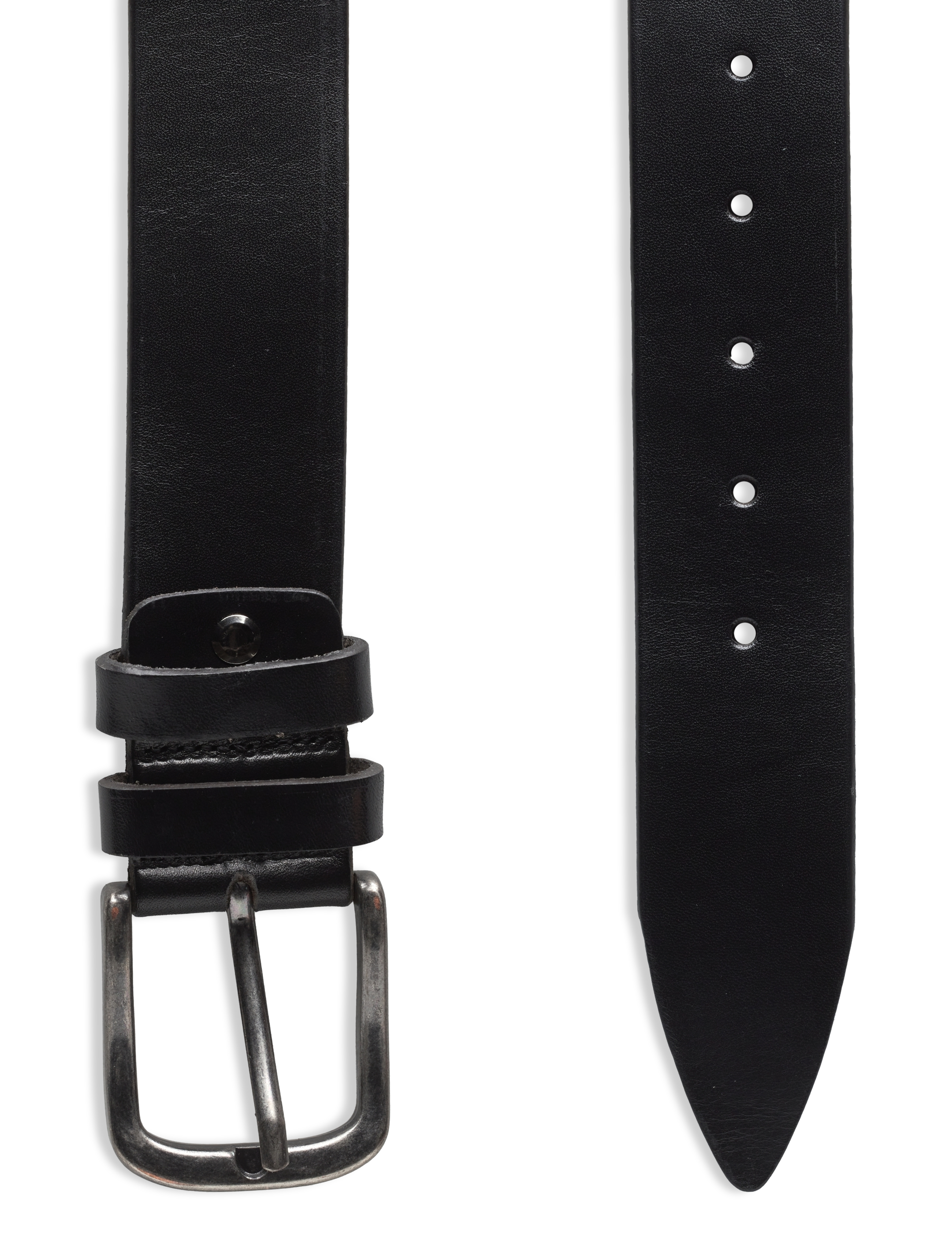 Portia 1924 - Black Full Grain Leather Belt - klassikalised vööd - black - 1