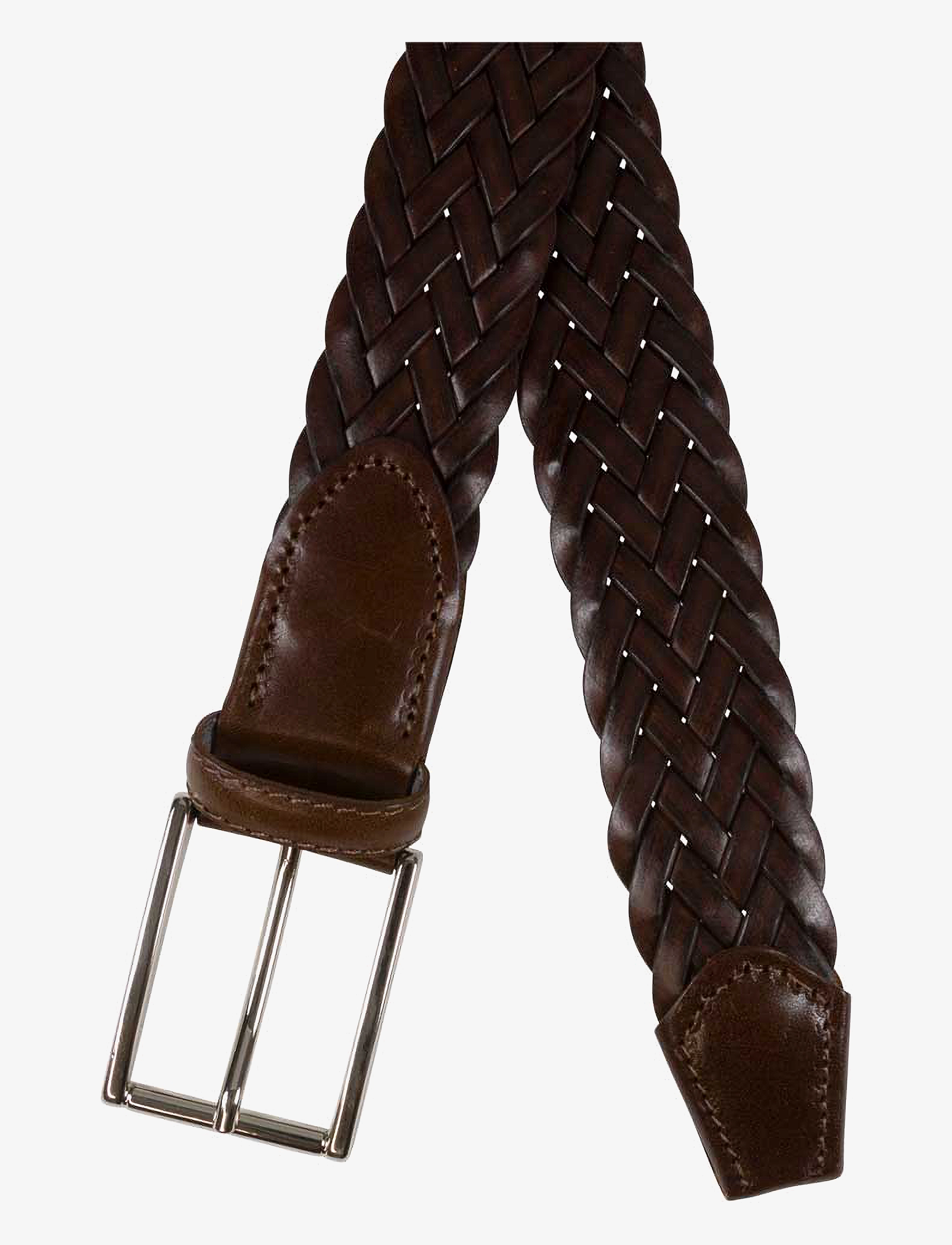 PORTIA 1924 Braided Full Grain Leder Gürtel Braun - 105 Cm - Herren