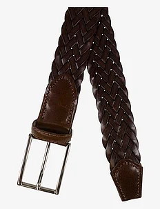 Braided Full Grain Leather Belt, Portia 1924