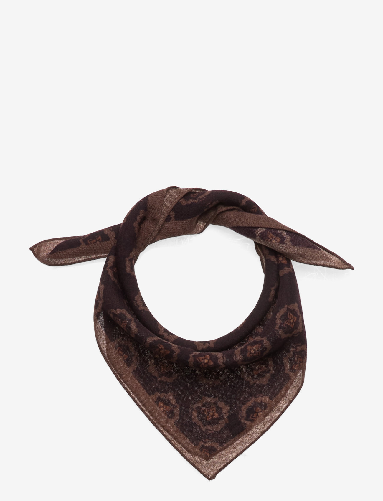 Portia 1924 - Wool Bandana - brown - 2